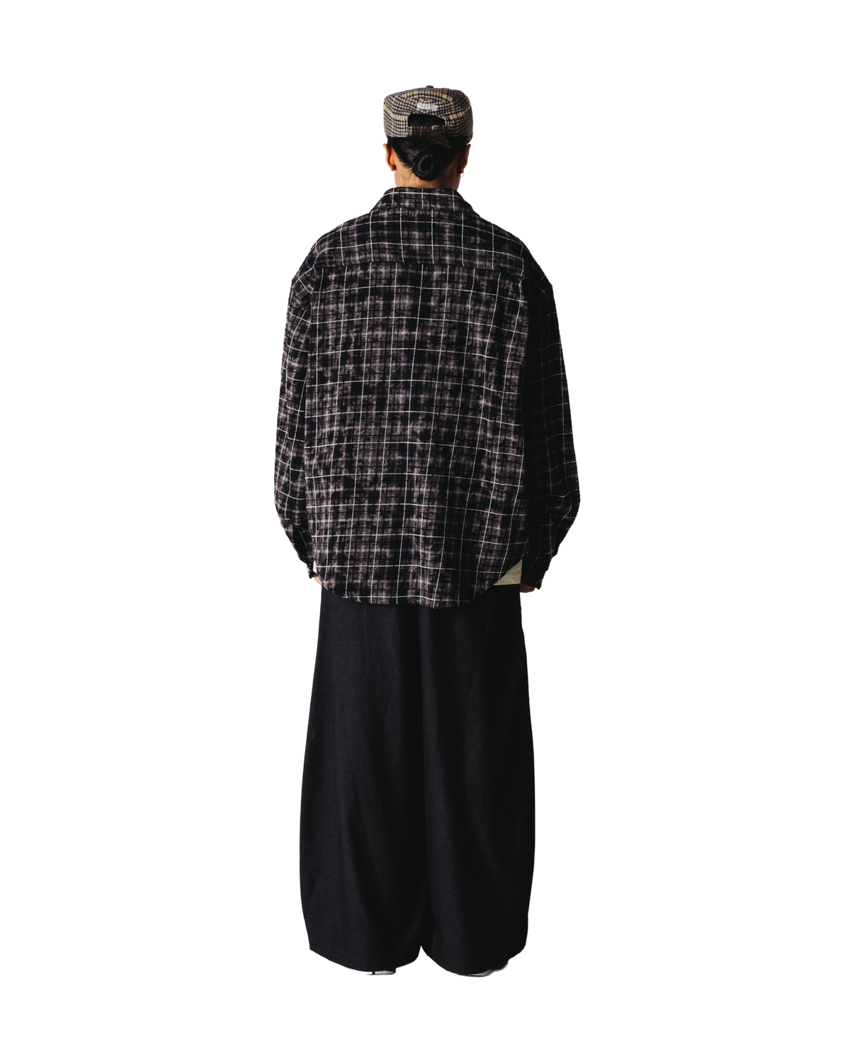 Woodbird WBJong Wash Check Shirt Shirts Black-White
