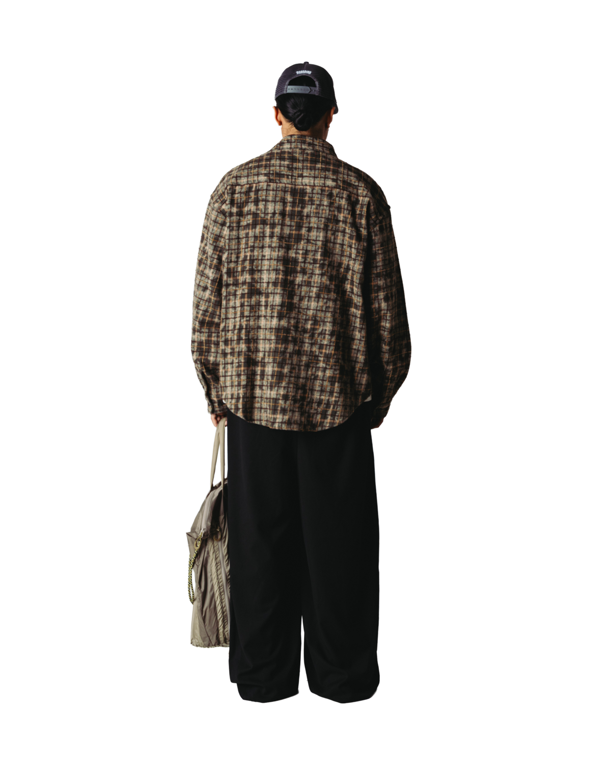 Woodbird WBJong Wash Check Shirt Shirts Honey-Dark Olive