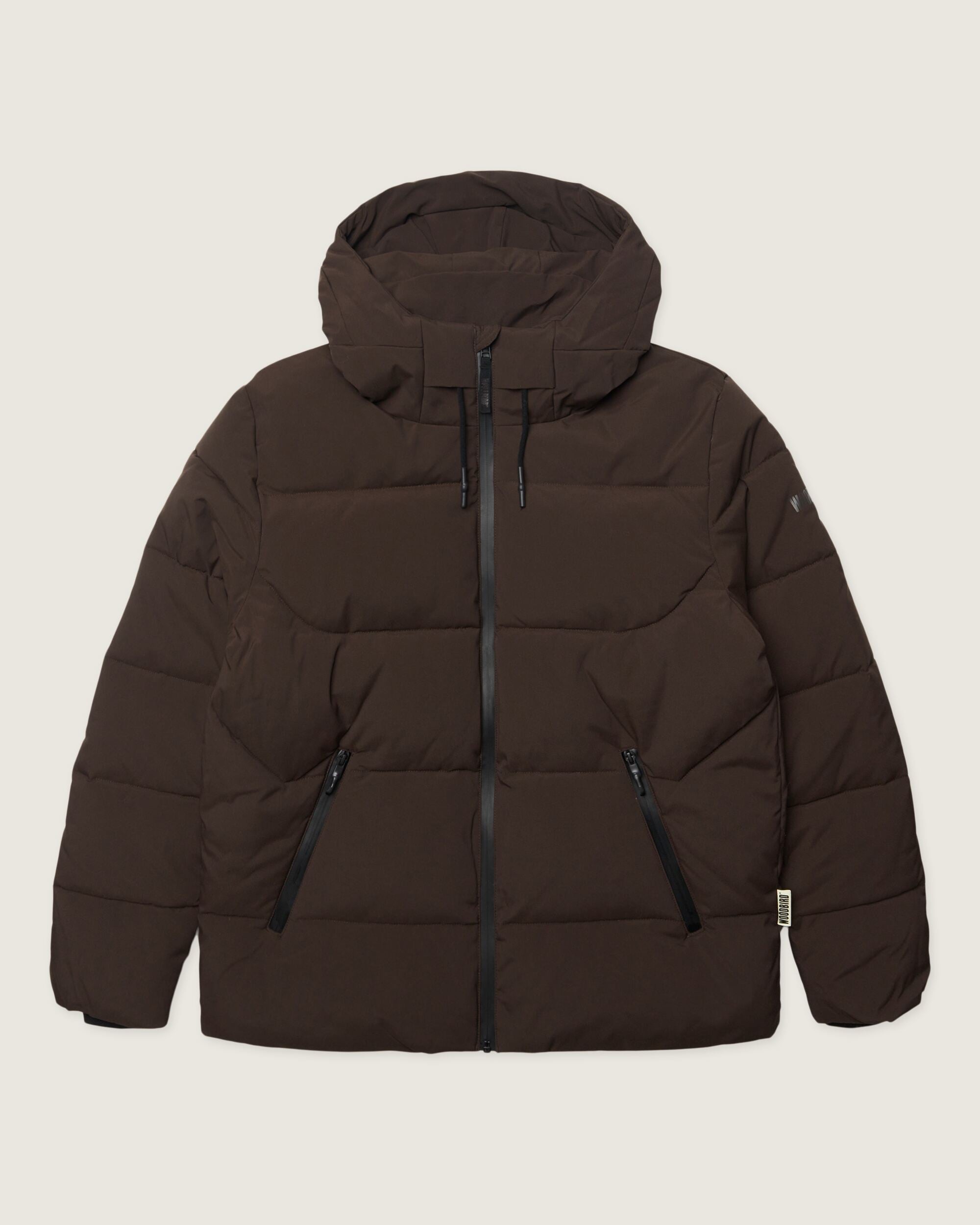 Woodbird WBJoseph Tech Jacket Outerwear Chocolate brown