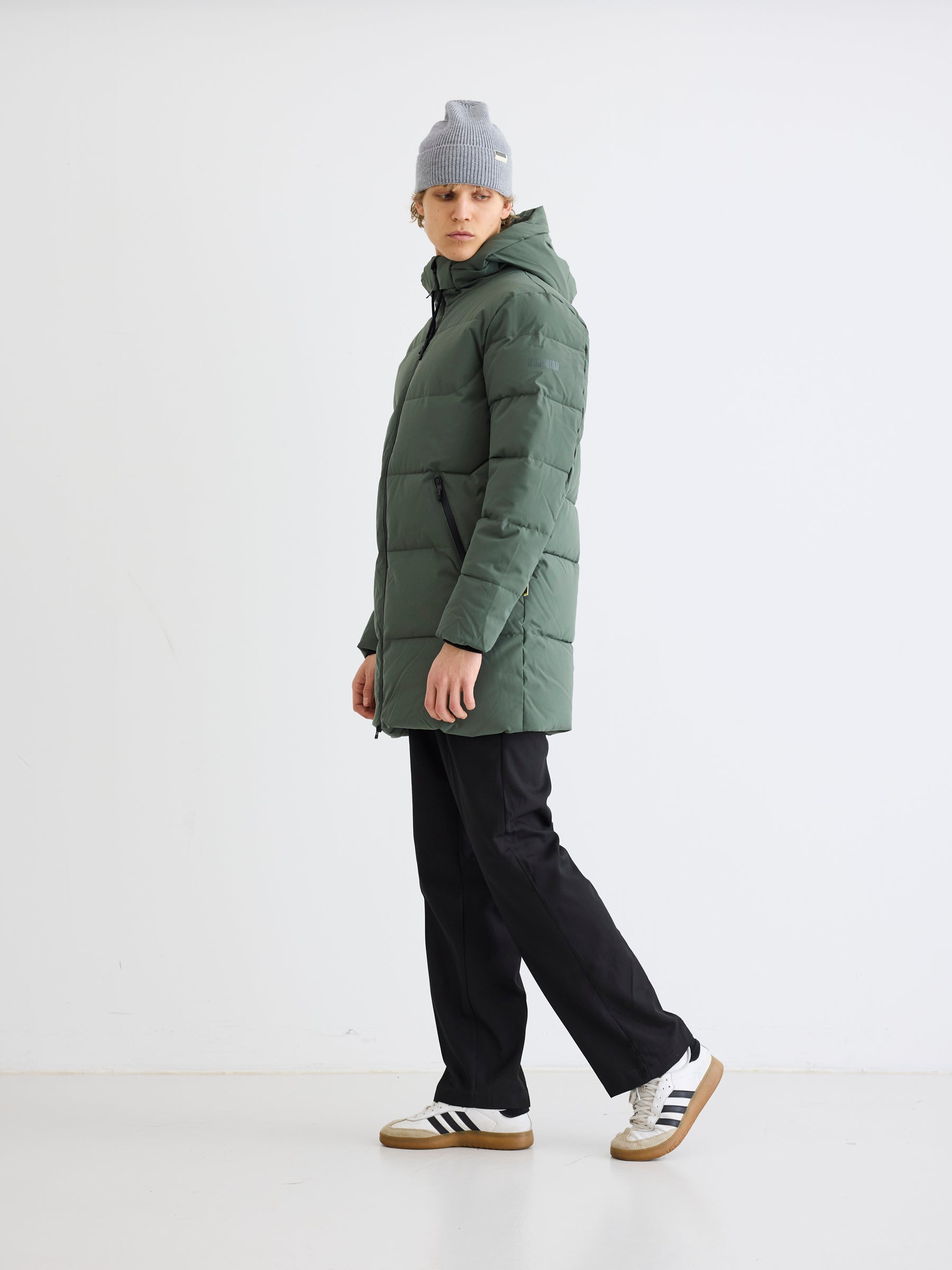 Woodbird WBJoseph Tech Long Jacket Outerwear Army