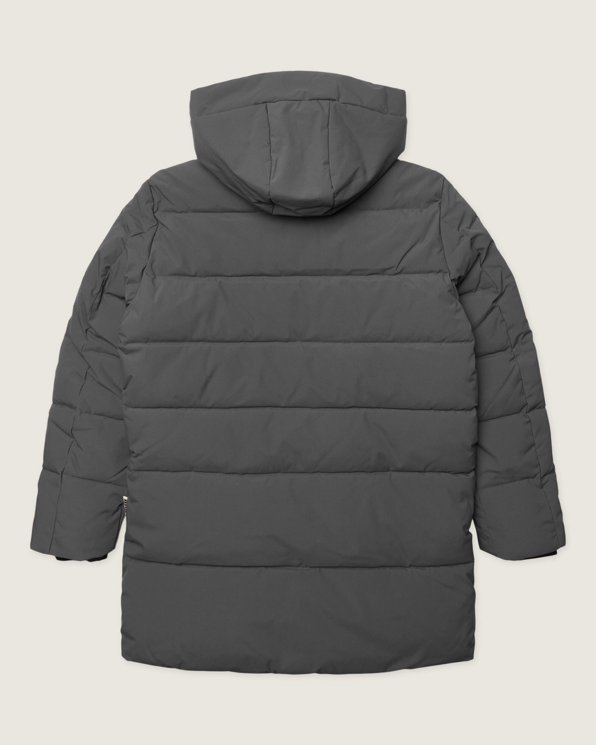 Woodbird WBJoseph Tech Long Jacket Outerwear Antra Grey