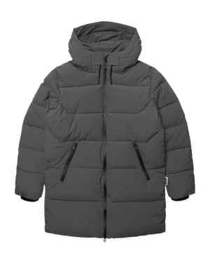 Woodbird WBJoseph Tech Long Jacket Outerwear Antra Grey