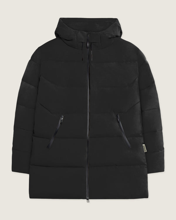 Woodbird WBJoseph Tech Long Jacket Outerwear Black