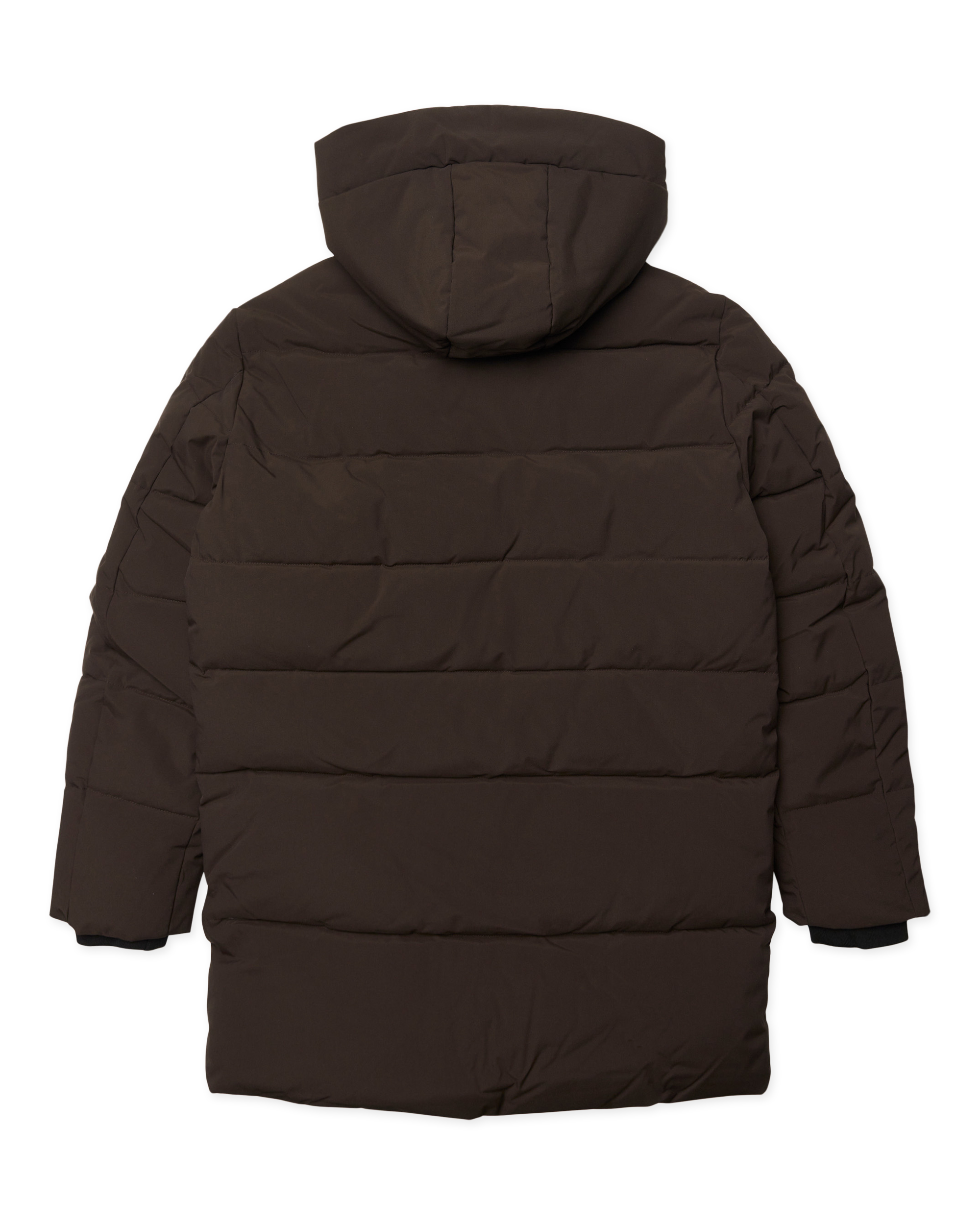 Woodbird WBJoseph Tech Long Jacket Outerwear Dark Brown