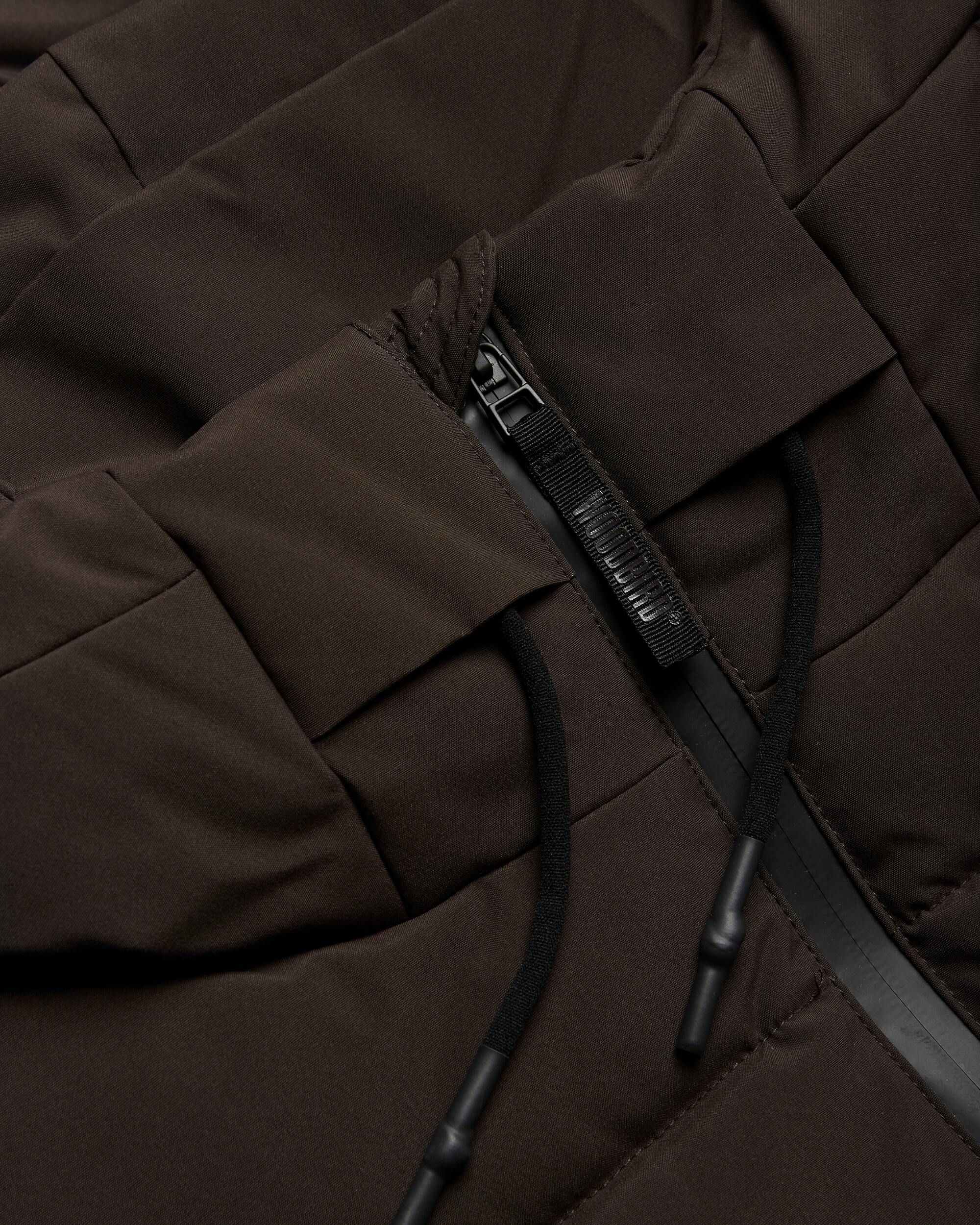 Woodbird WBJoseph Tech Long Jacket Outerwear Dark Brown