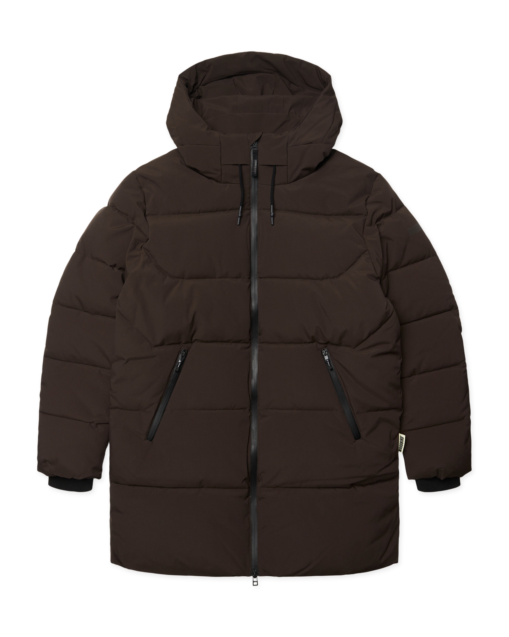 Woodbird WBJoseph Tech Long Jacket Outerwear Dark Brown