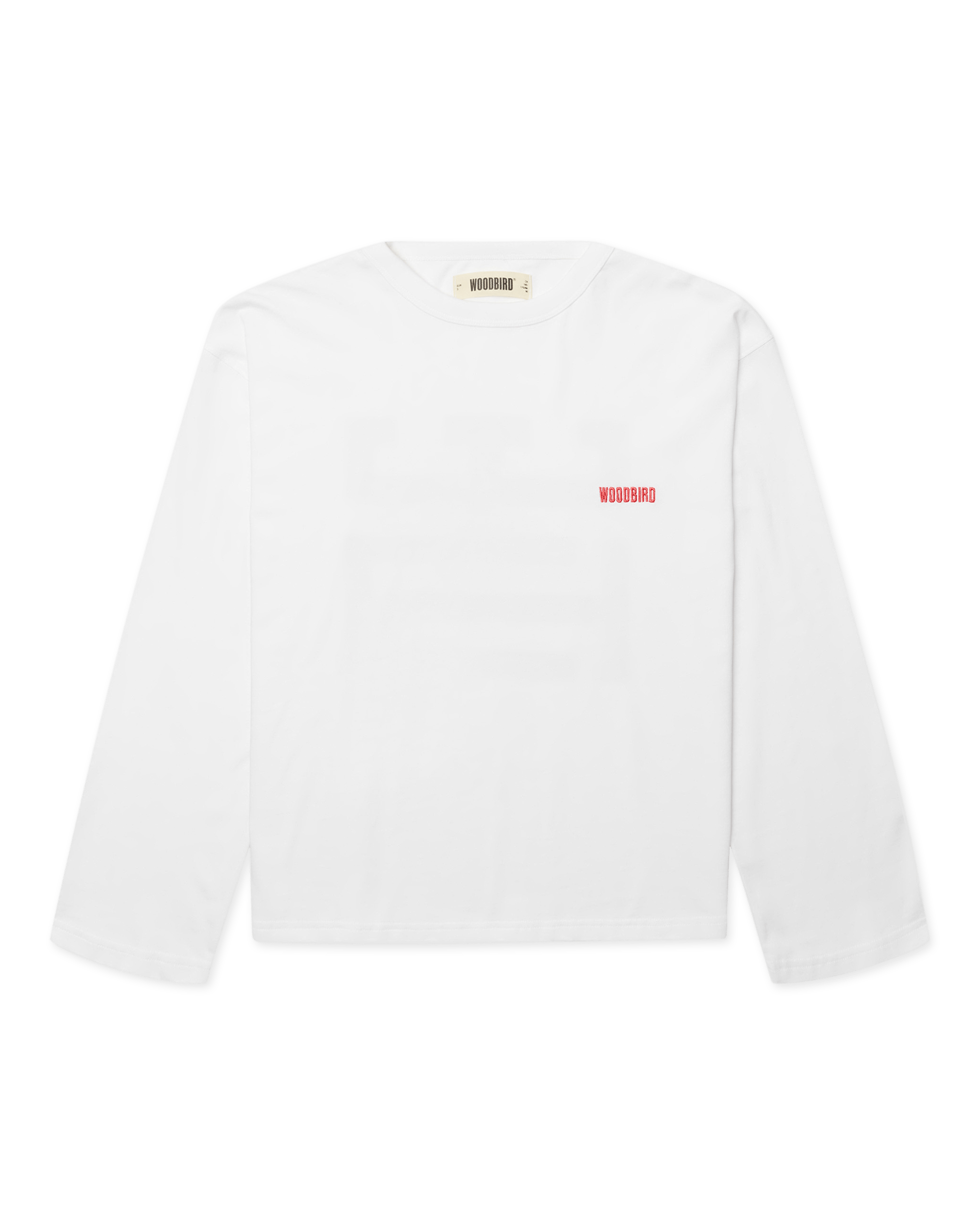 Woodbird Female WBJoul LS Mono Tee T-Shirts White