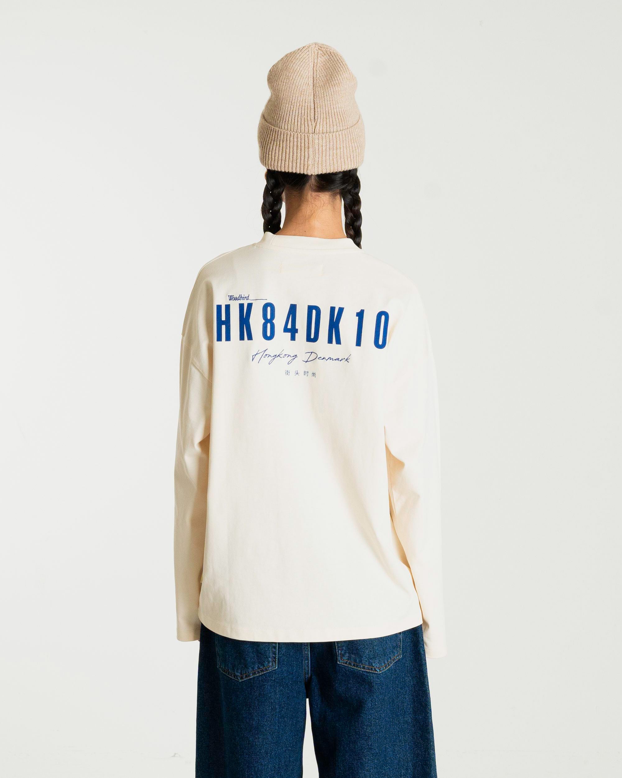 Woodbird Female WBJouls 8410 L/S Tee T-Shirts Off White