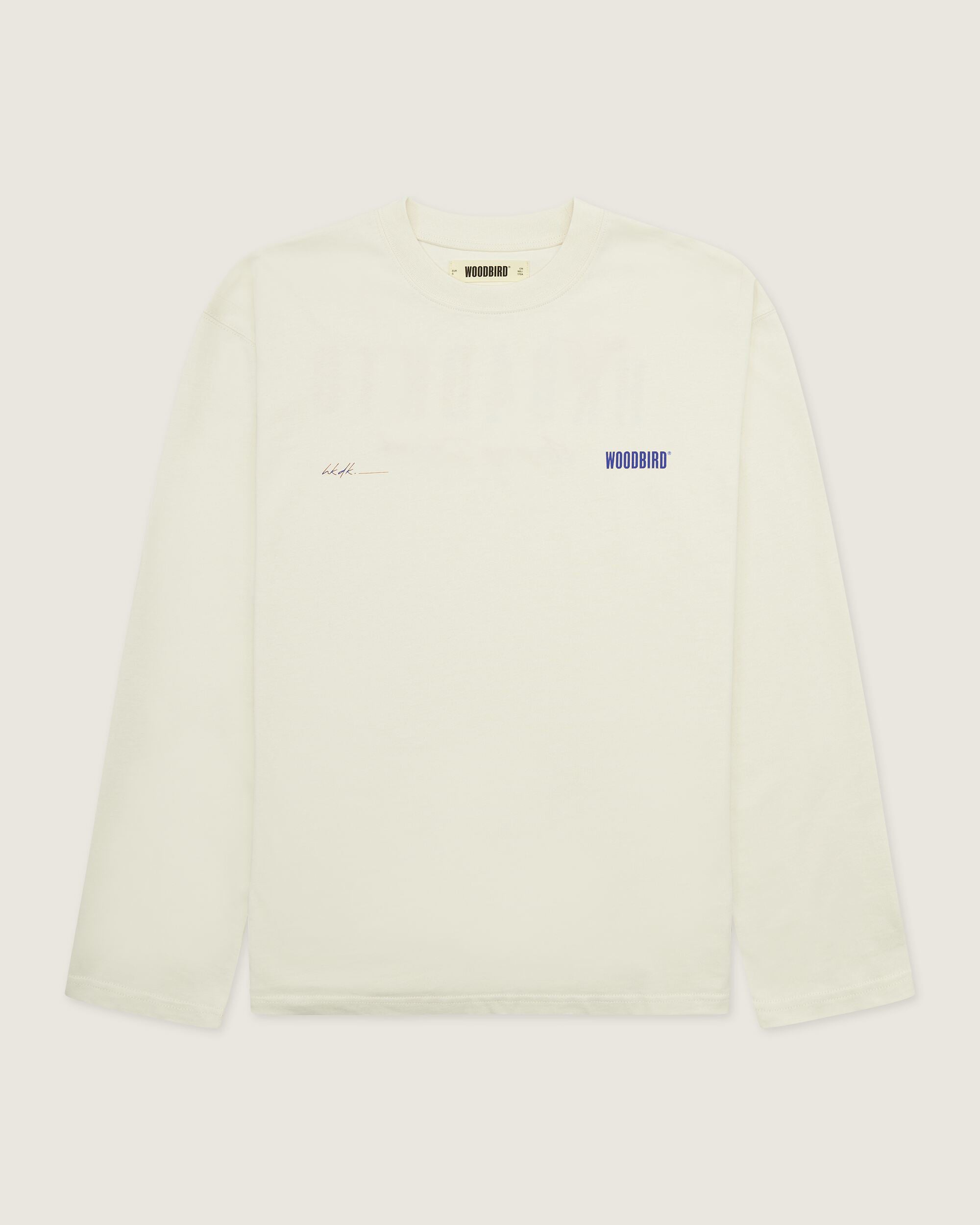Woodbird Female WBJouls 8410 L/S Tee T-Shirts Off White