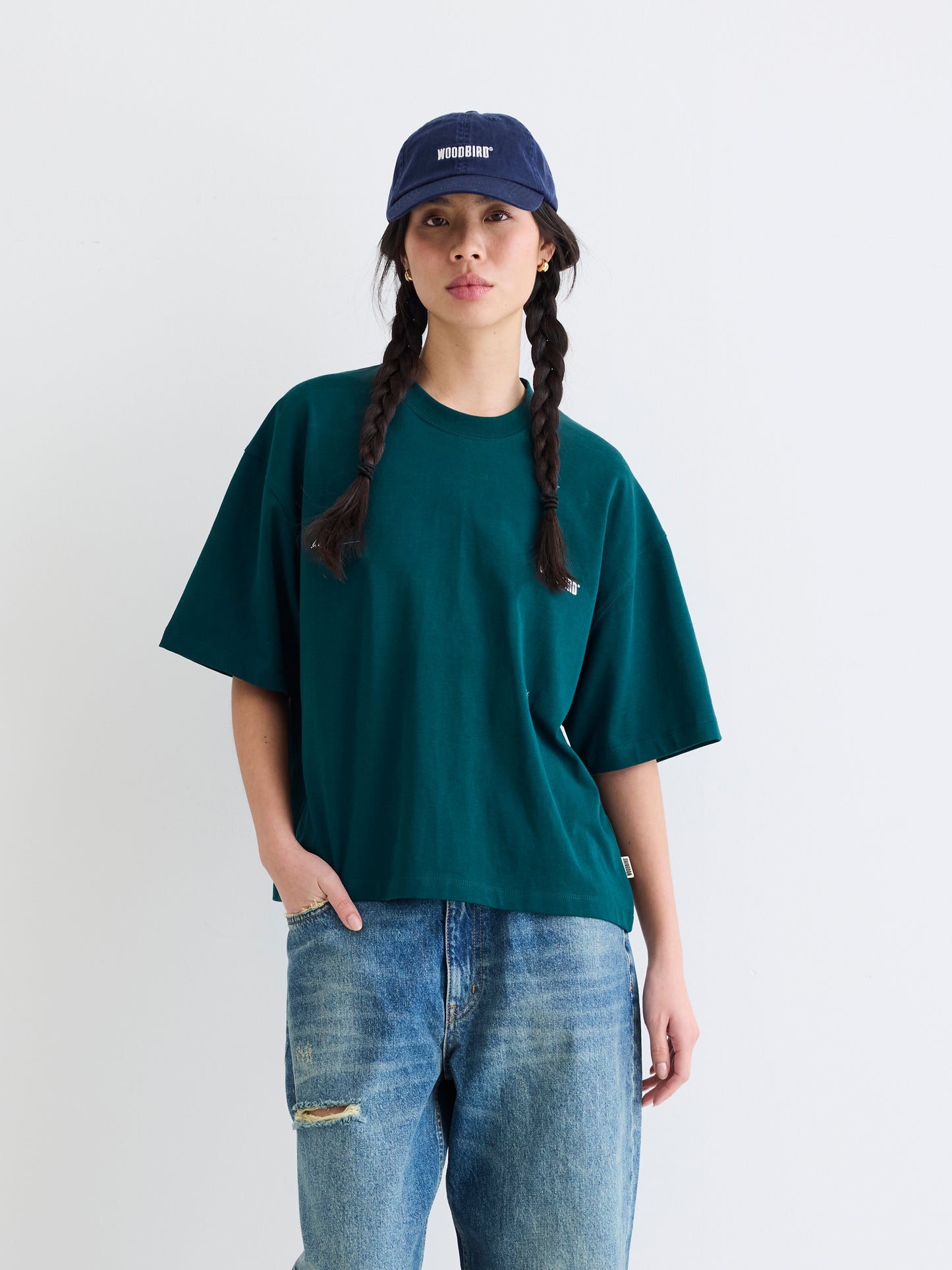 Woodbird Female WBJuno 8410 Tee T-Shirts Sports Green