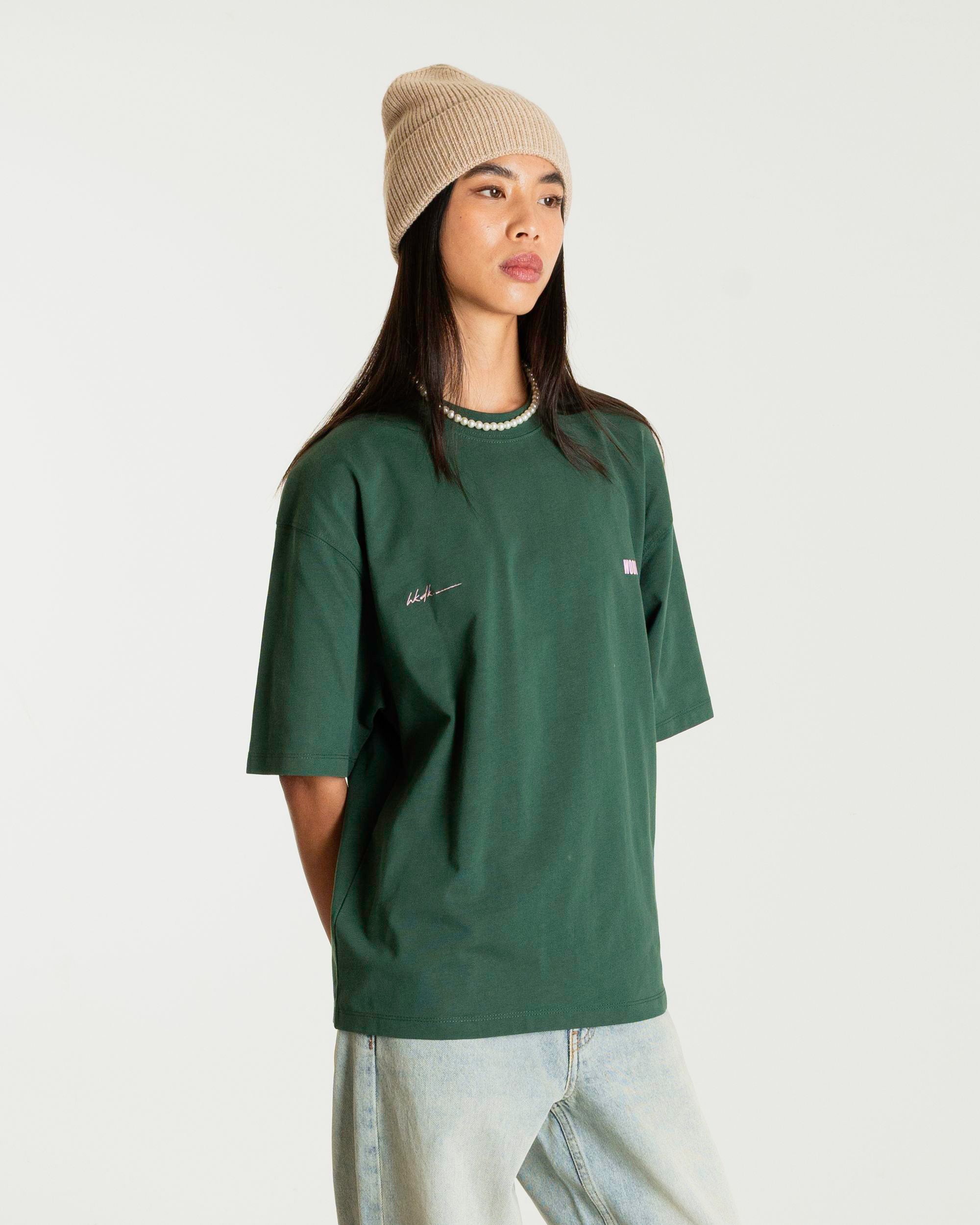 Woodbird Female WBJuno 8410 Tee T-Shirts Dark Green