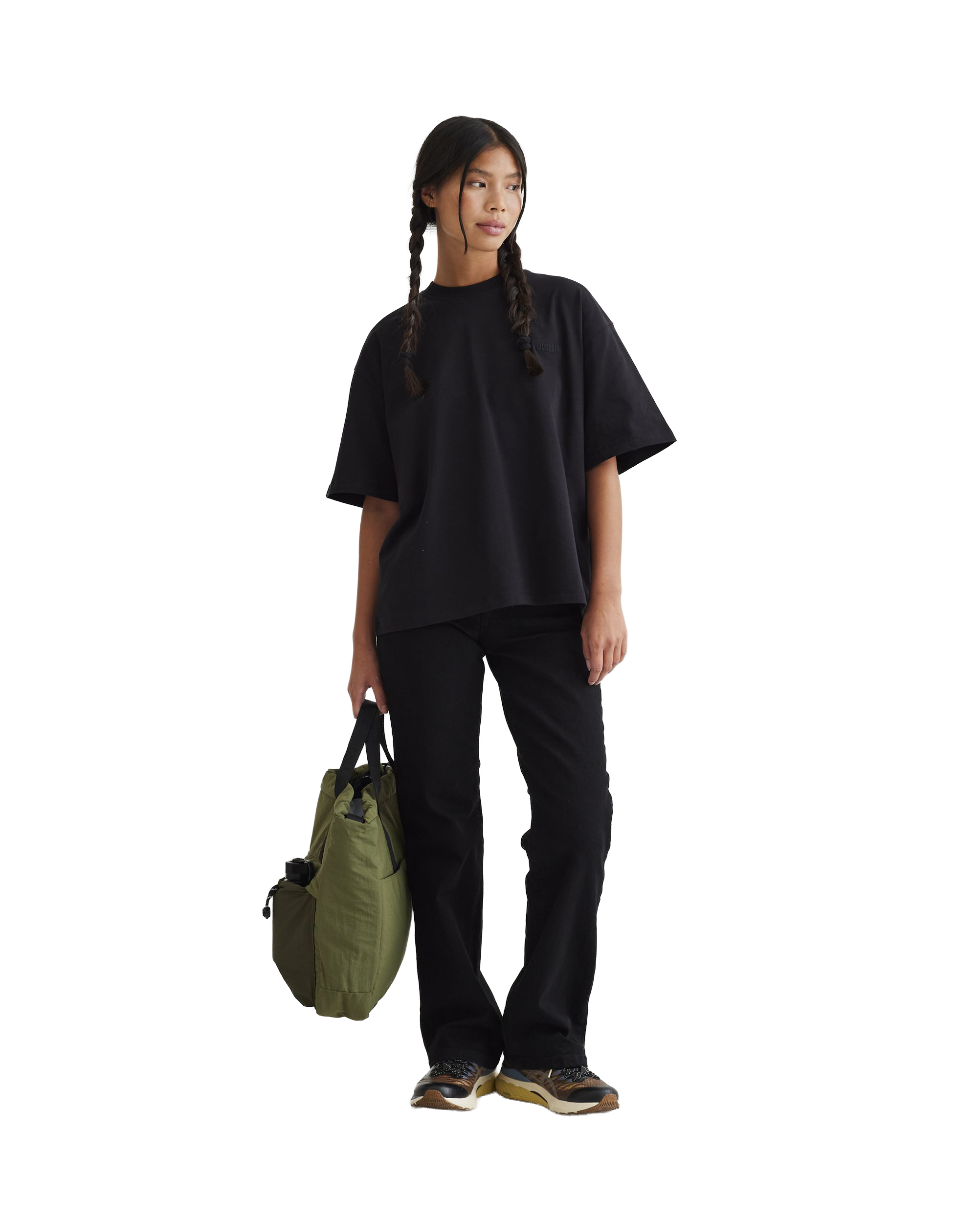 Woodbird Female WBJuno Base Tee T-Shirts Black