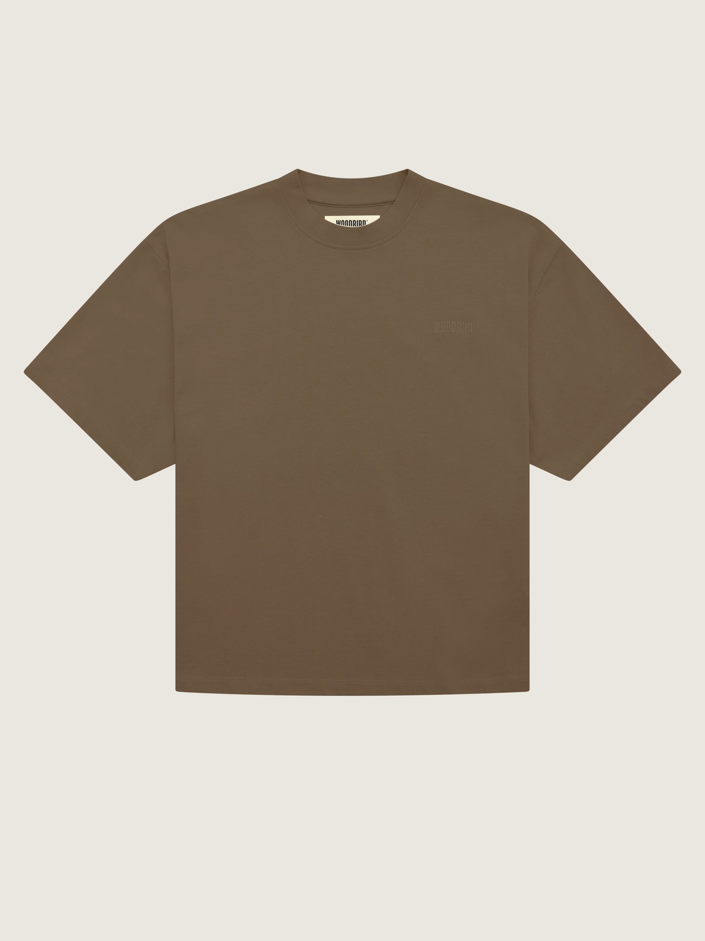 Woodbird Female WBJuno Base Tee T-Shirts Brown