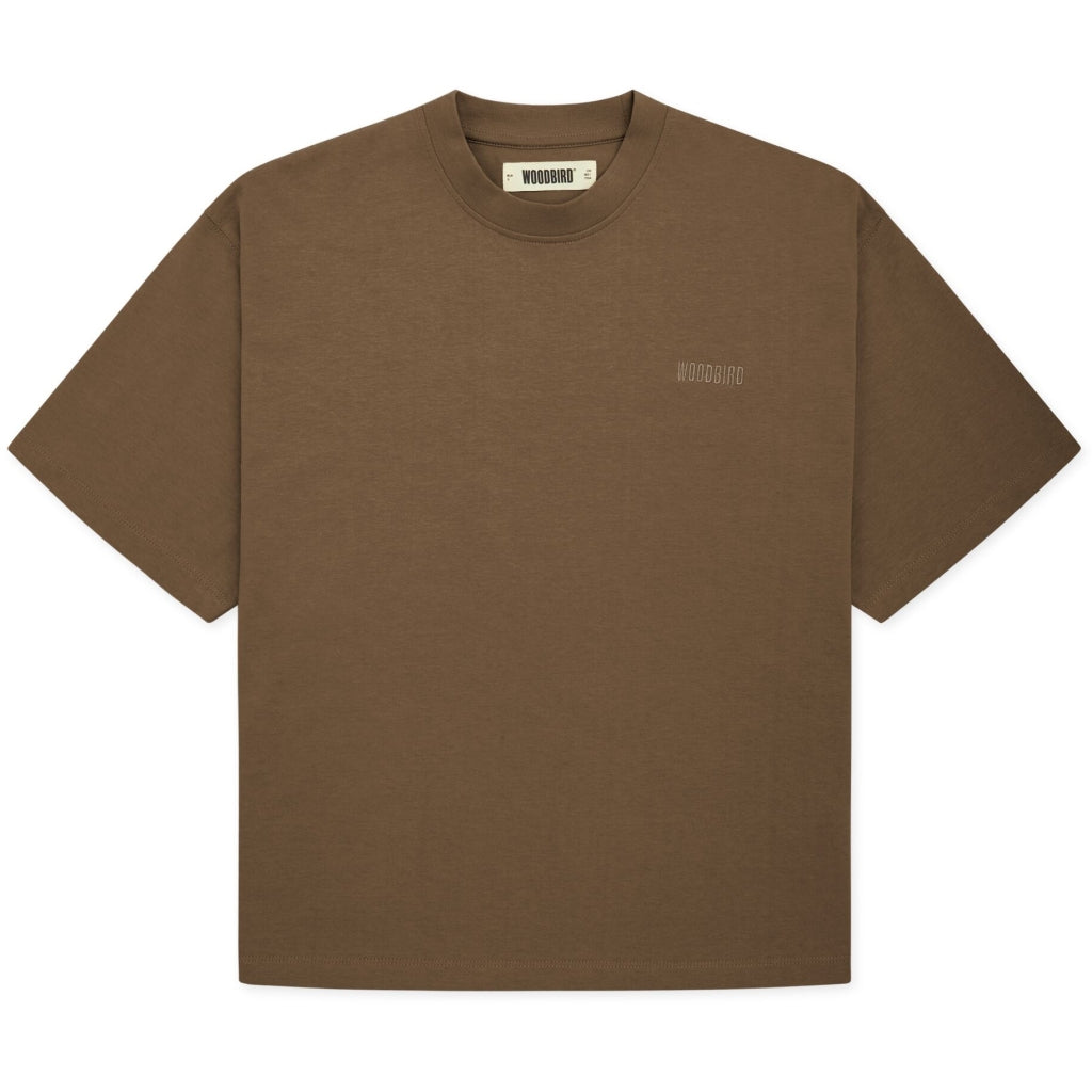 Woodbird Female WBJuno Base Tee T-Shirts Brown