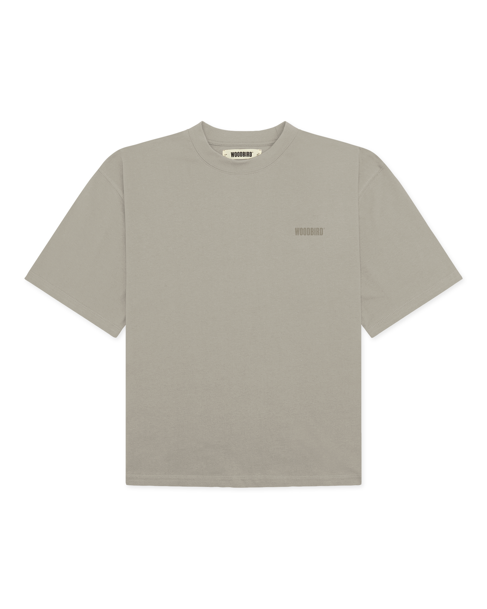 Woodbird Female WBJuno Base Tee T-Shirts Stone
