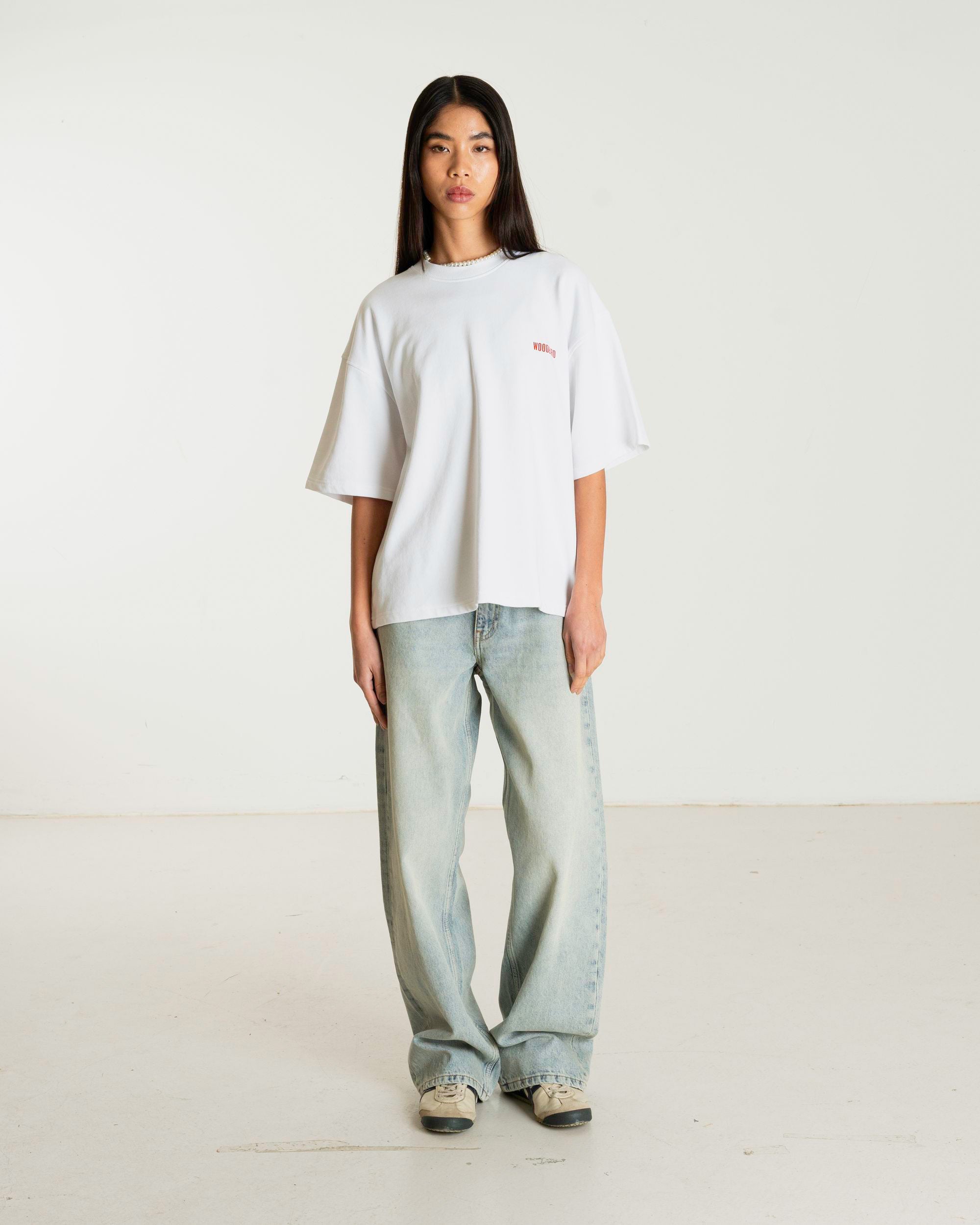 Woodbird Female WBJuno Curb Tee T-Shirts White
