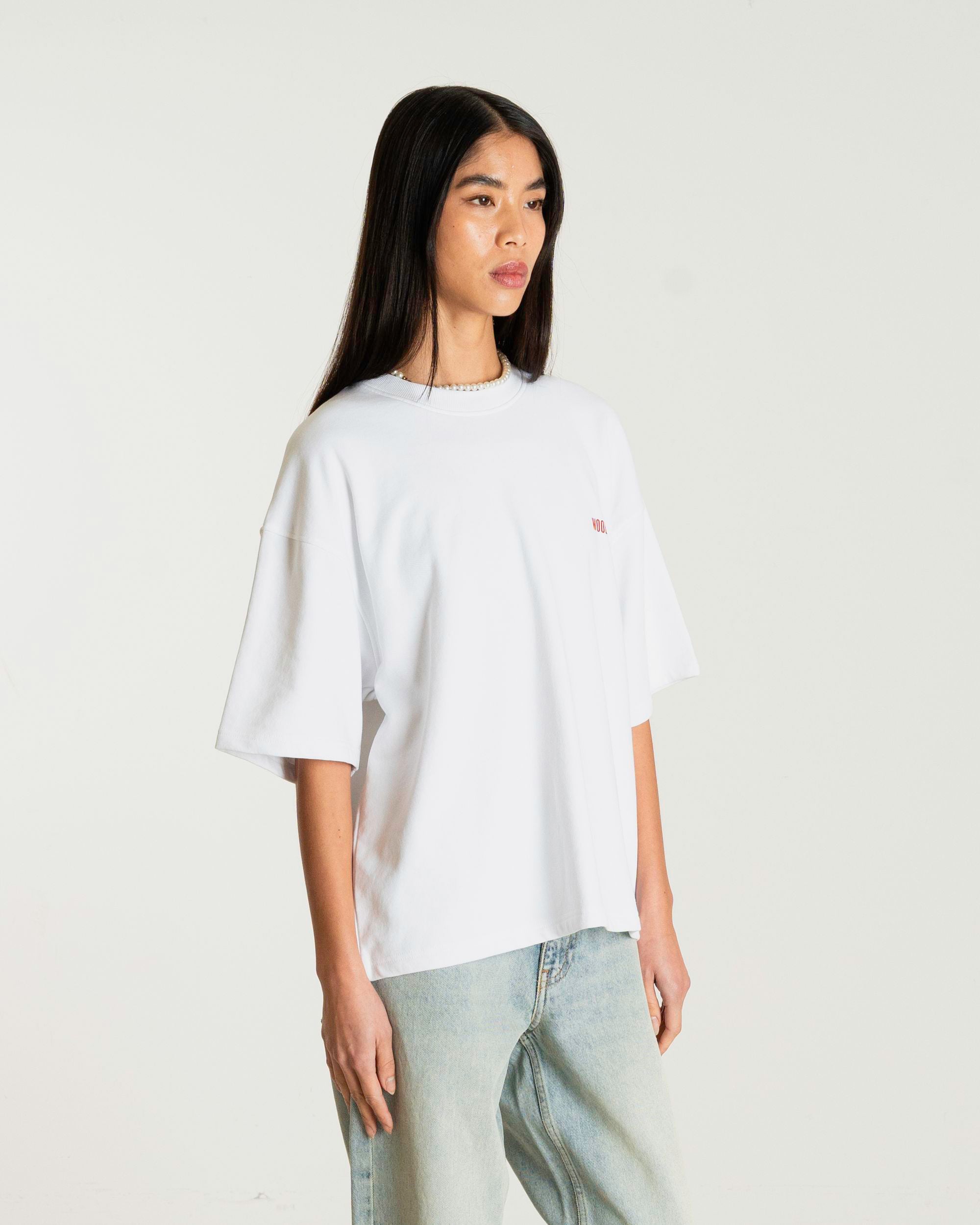 Woodbird Female WBJuno Curb Tee T-Shirts White