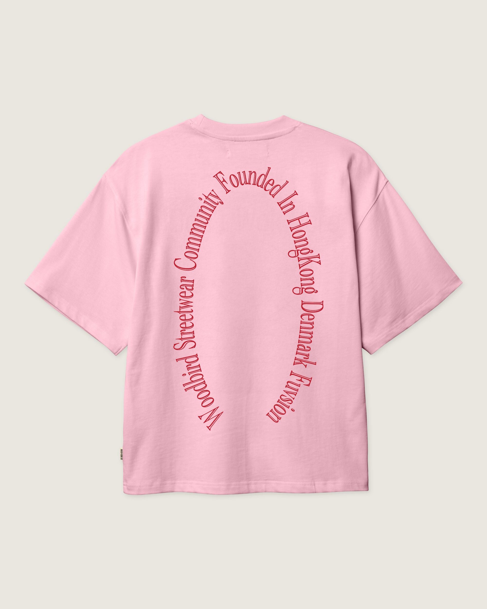 Woodbird Female WBJuno Founded tee T-Shirts Dusty Rose
