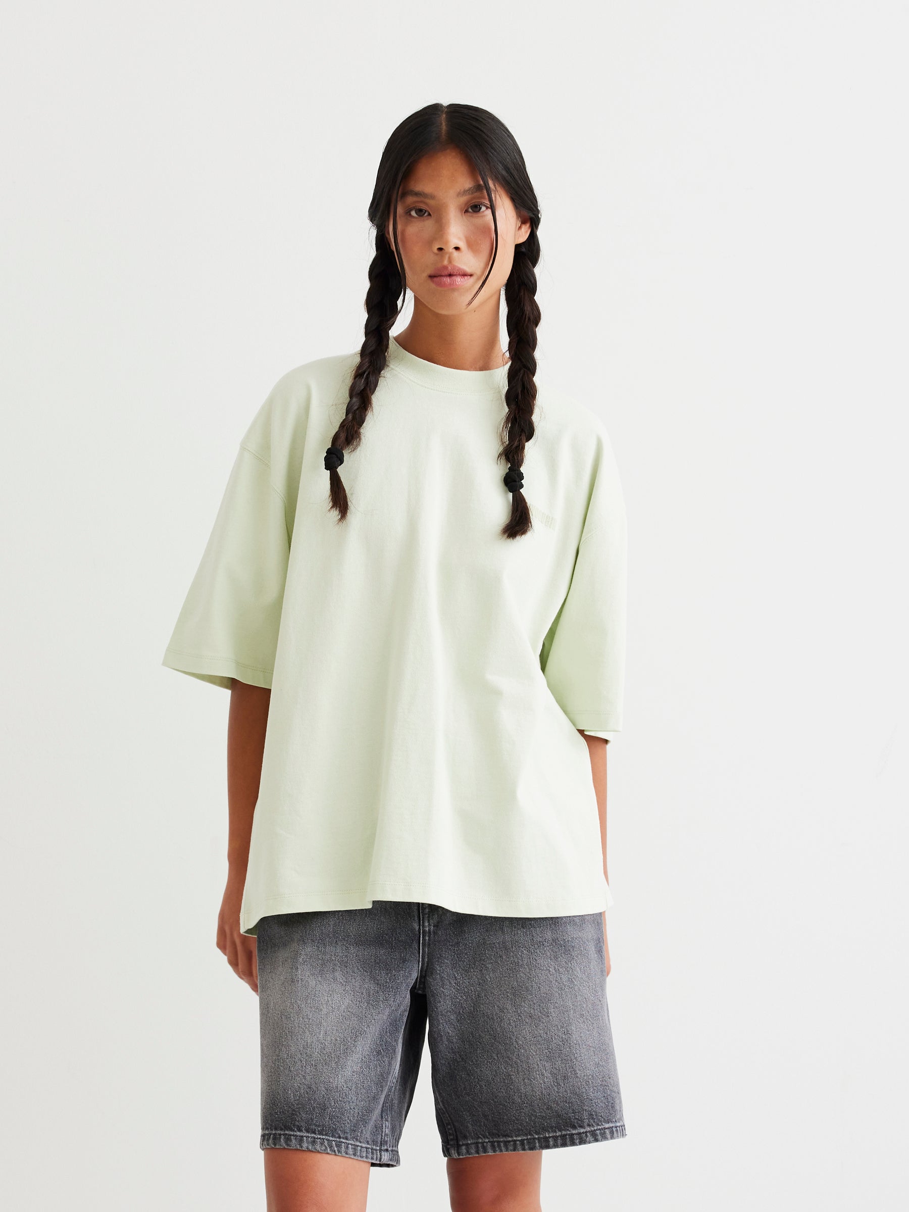 Woodbird Female WBJuno HKDK Tee T-Shirts Mint Green