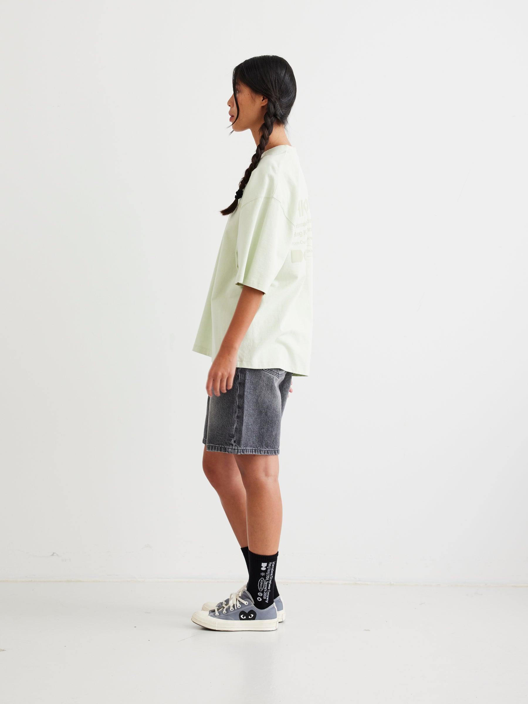 Woodbird Female WBJuno HKDK Tee T-Shirts Mint Green