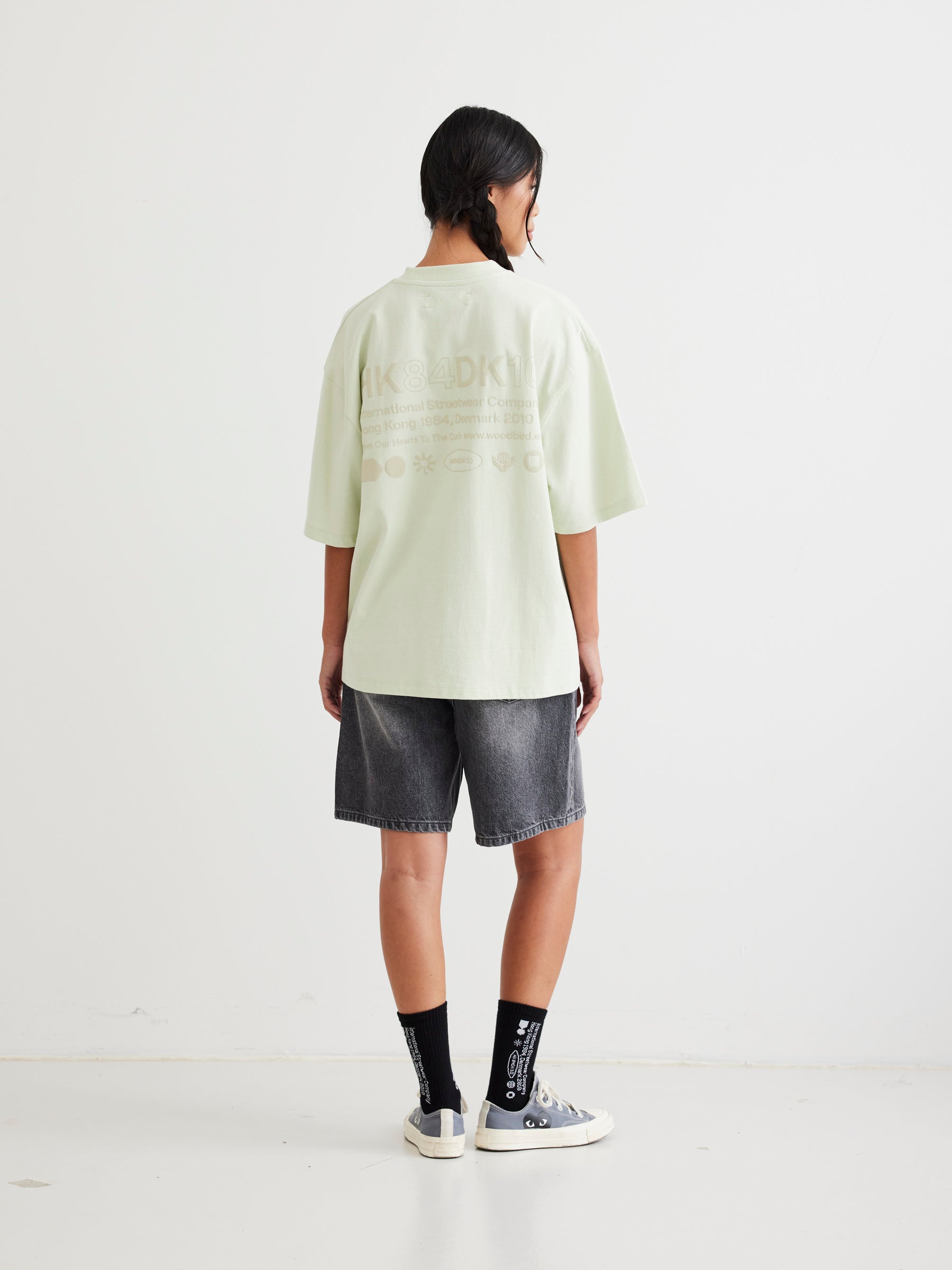 Woodbird Female WBJuno HKDK Tee T-Shirts Mint Green