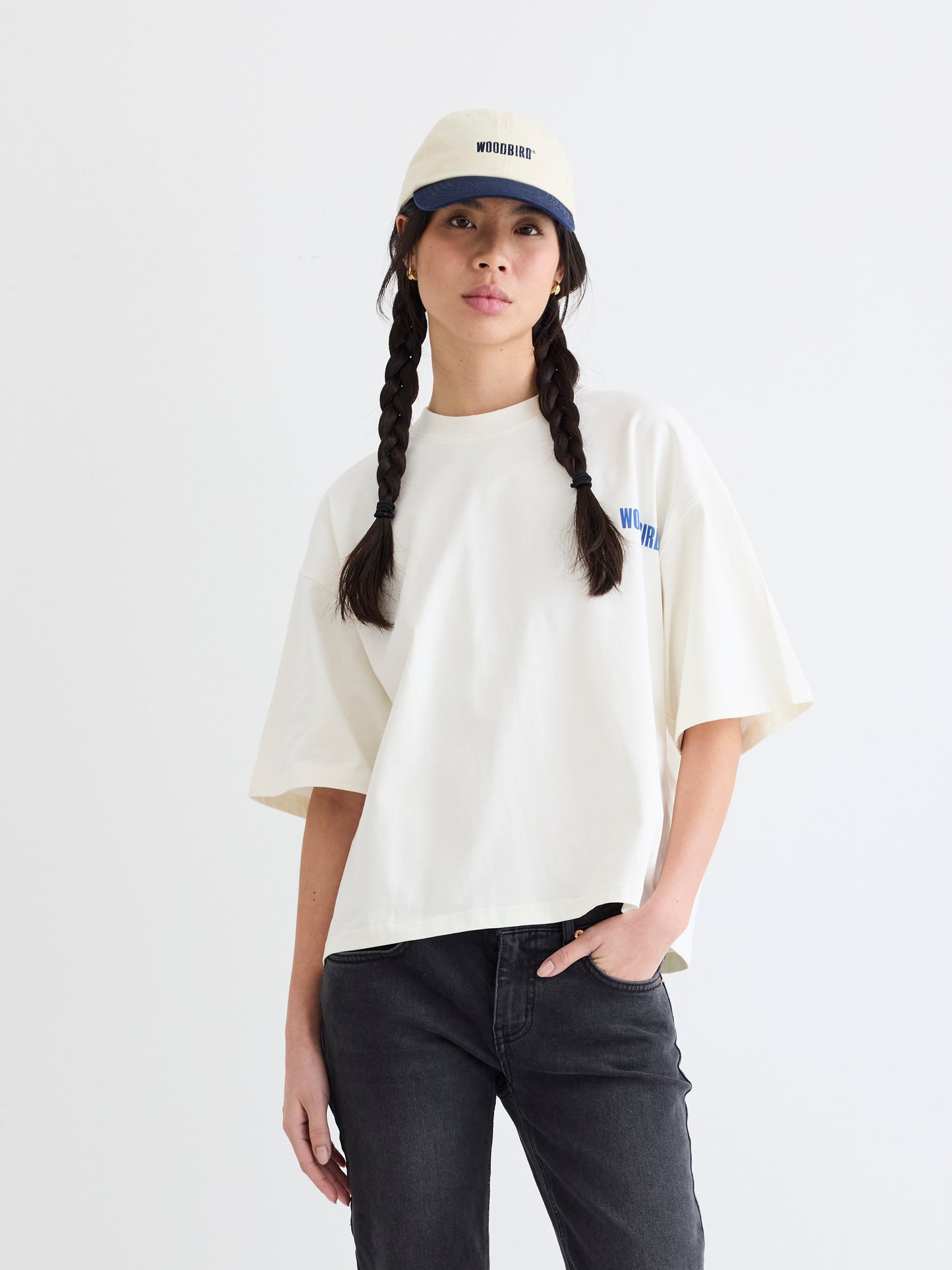 Woodbird Female WBJuno Jules Tee T-Shirts Off White