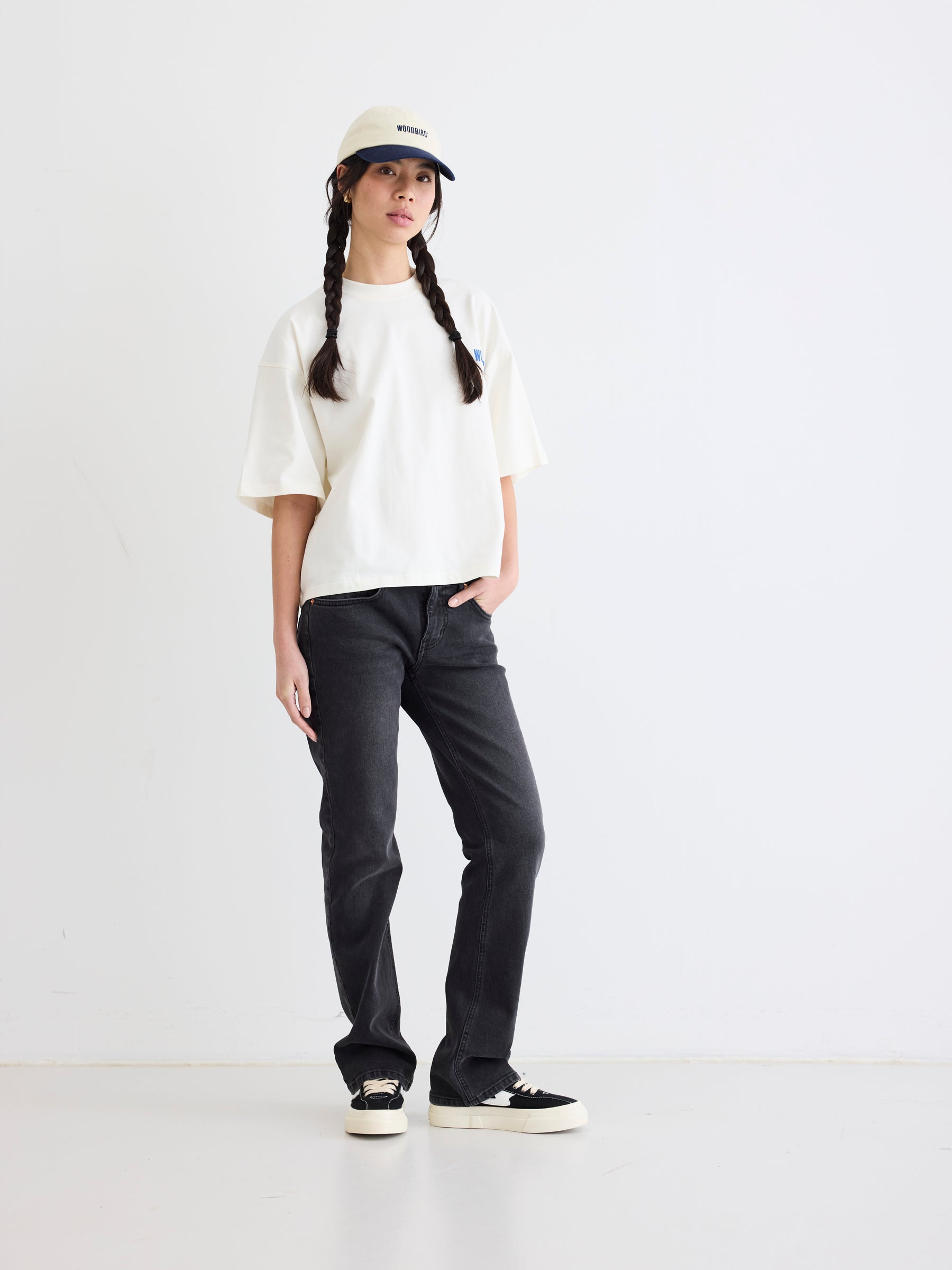 Woodbird Female WBJuno Jules Tee T-Shirts Off White