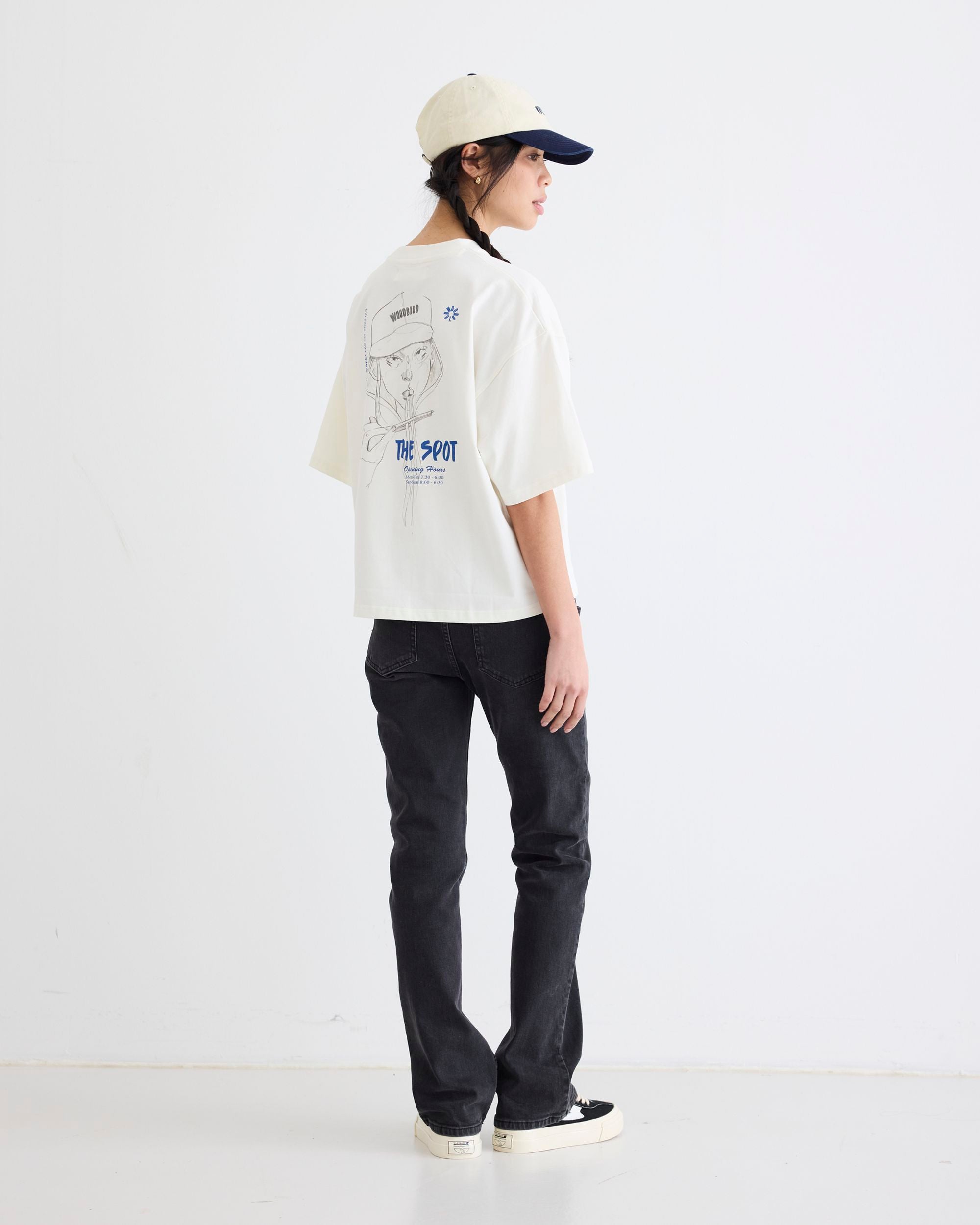 Woodbird Female WBJuno Jules Tee T-Shirts Off White