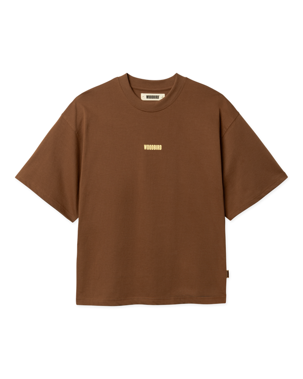 Woodbird Female WBJuno Lion Tee T-Shirts Mid Brown