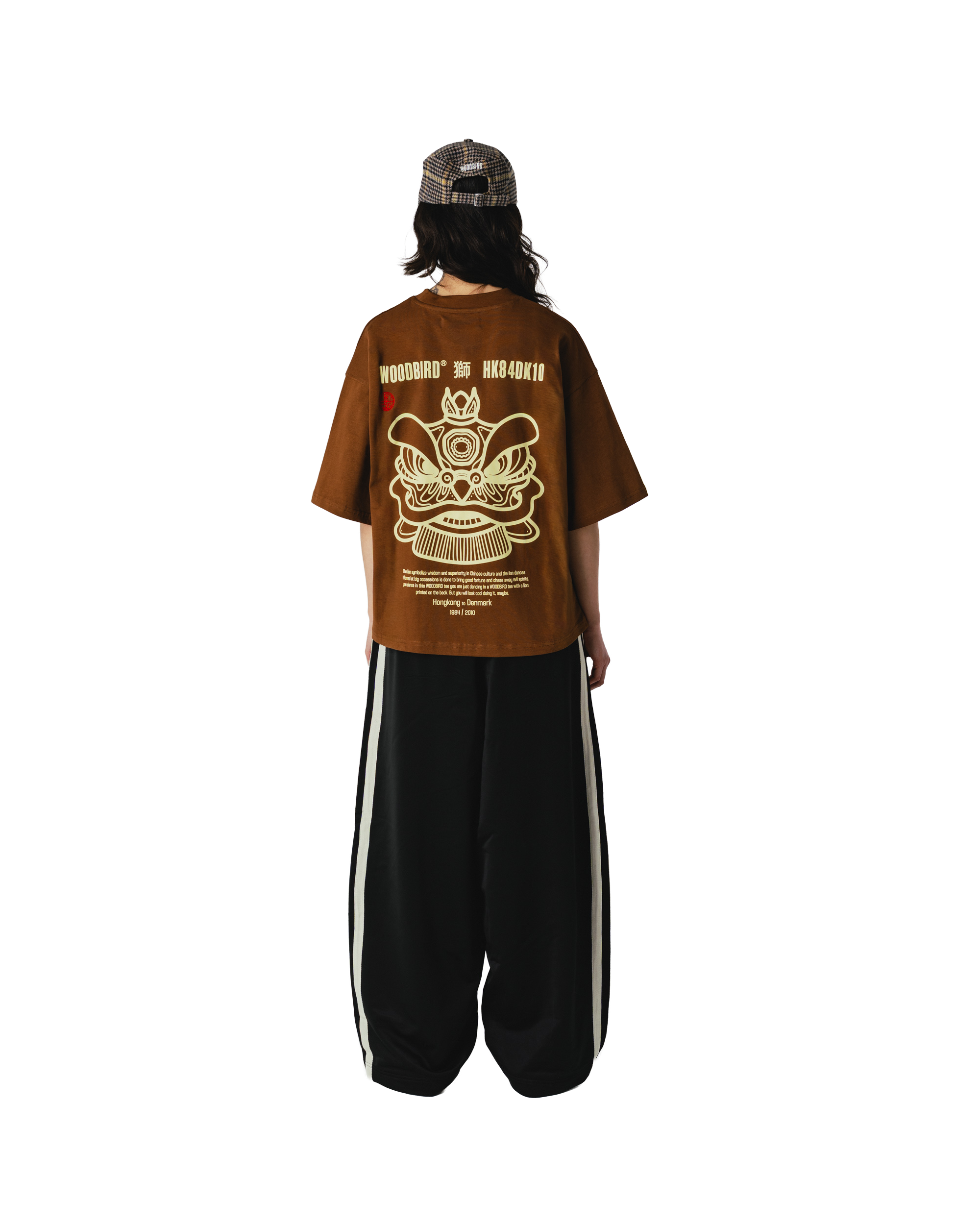 Woodbird Female WBJuno Lion Tee T-Shirts Mid Brown
