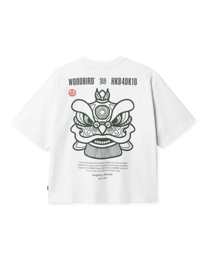 Woodbird Female WBJuno Lion Tee T-Shirts White