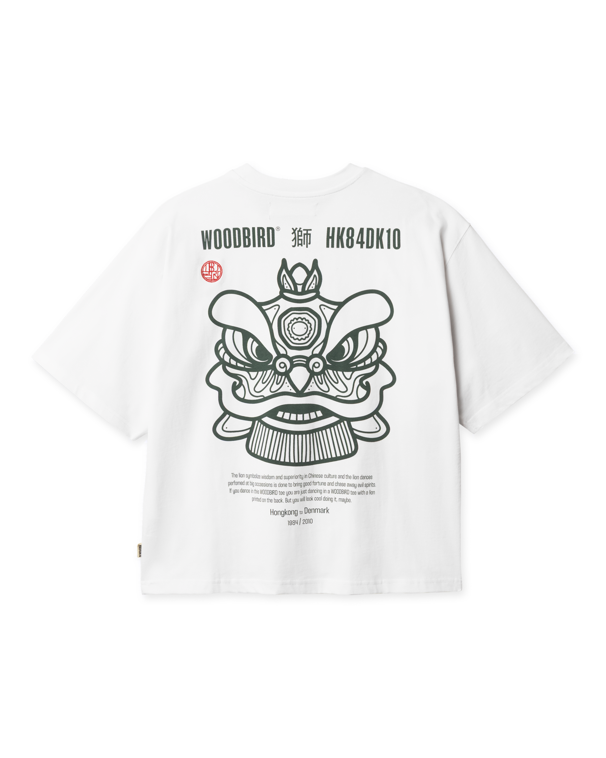 Woodbird Female WBJuno Lion Tee T-Shirts White
