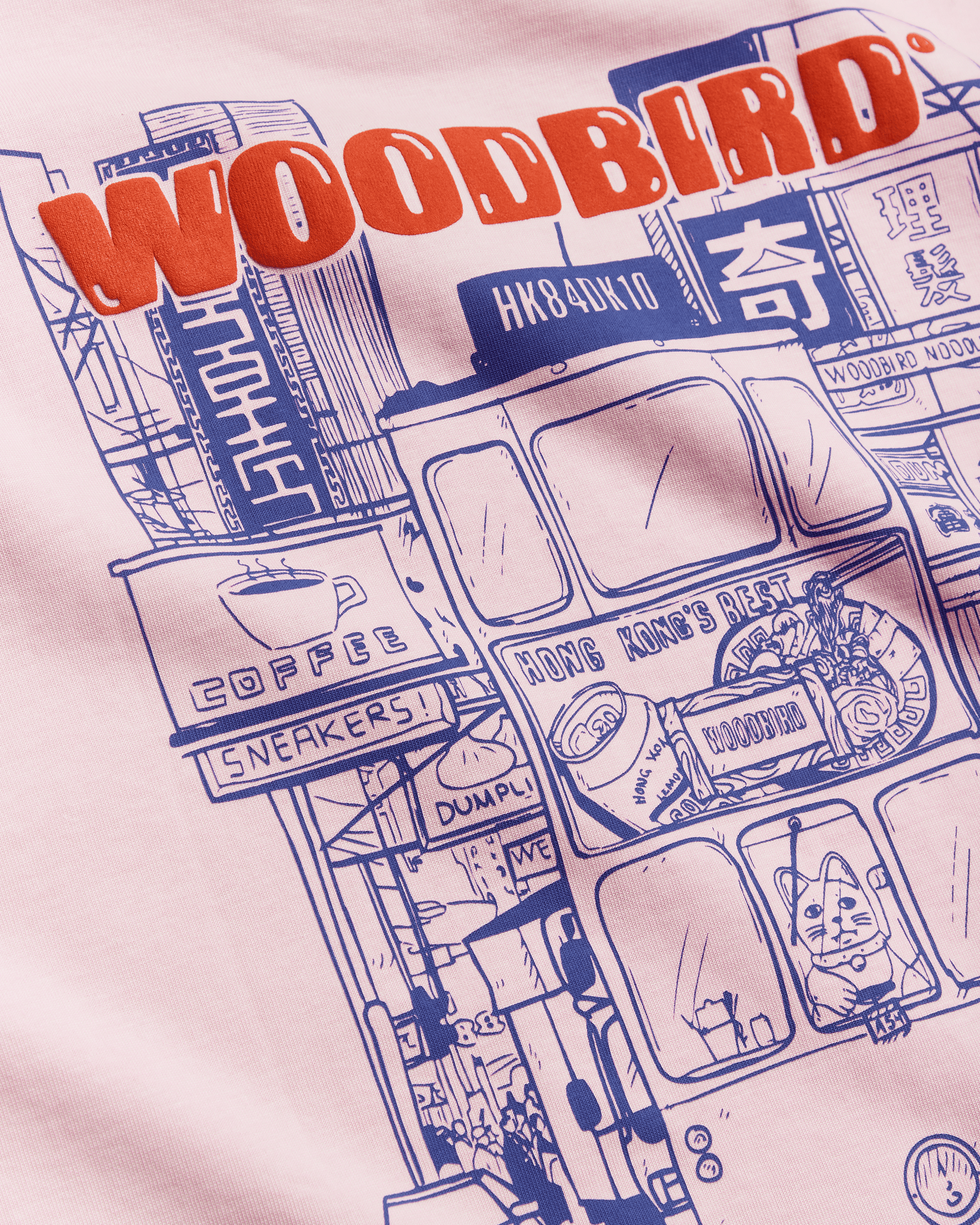 Woodbird Female WBJuno Tram Tee T-Shirts Violet