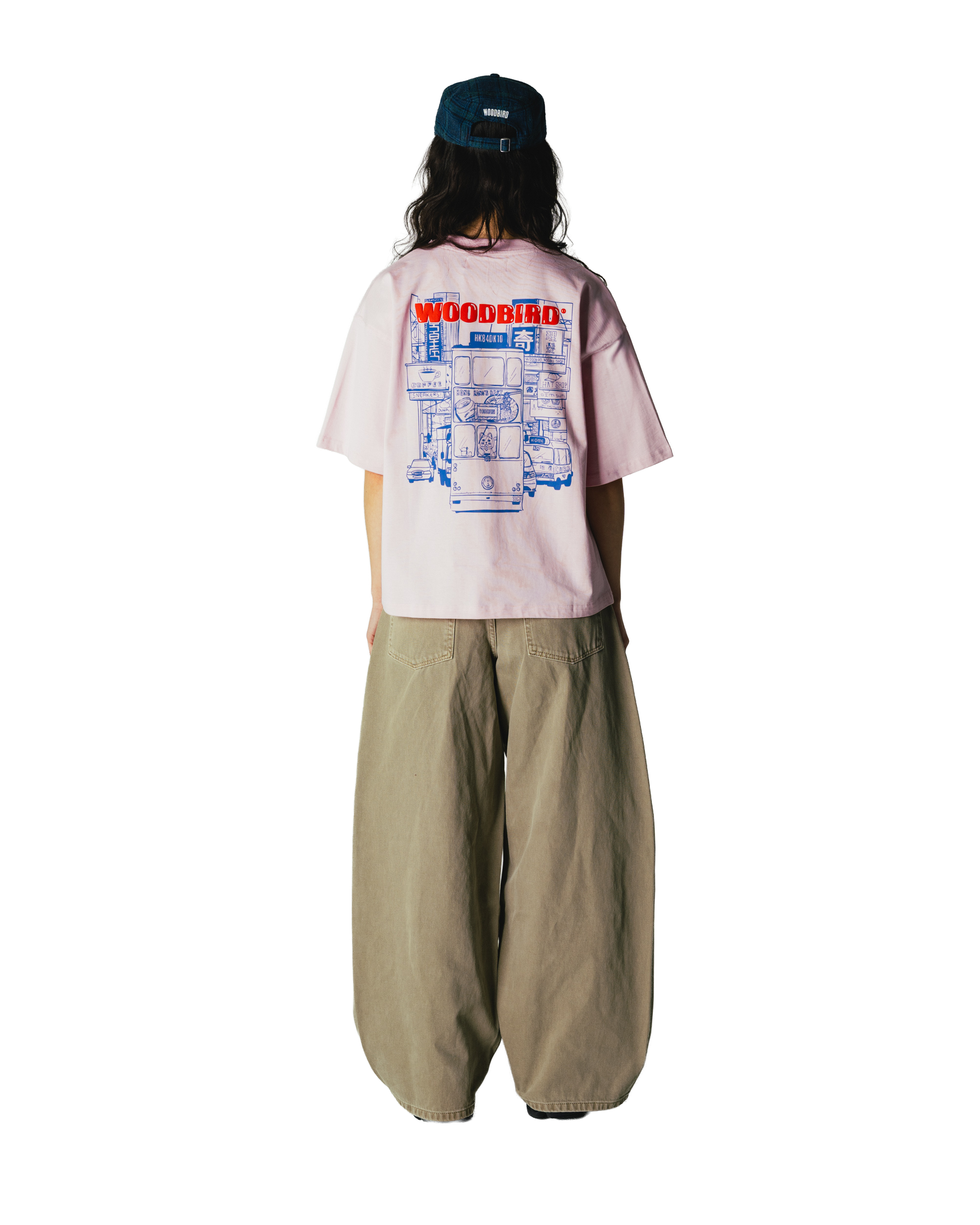 Woodbird Female WBJuno Tram Tee T-Shirts Violet