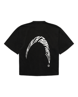 Woodbird Female WBJuno Warp Acid Tee T-Shirts Washed Black