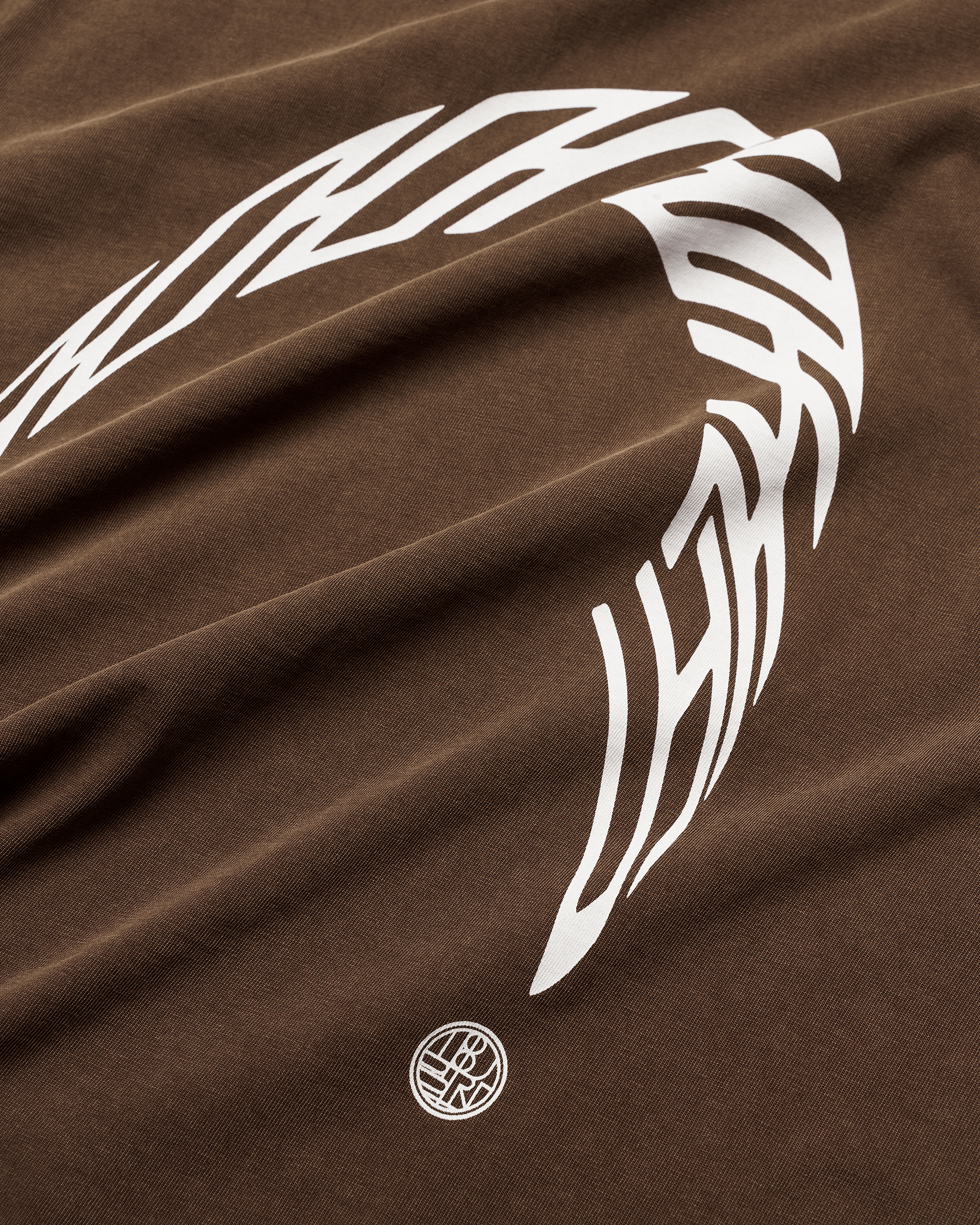Woodbird Female WBJuno Warp Acid Tee T-Shirts Washed Brown