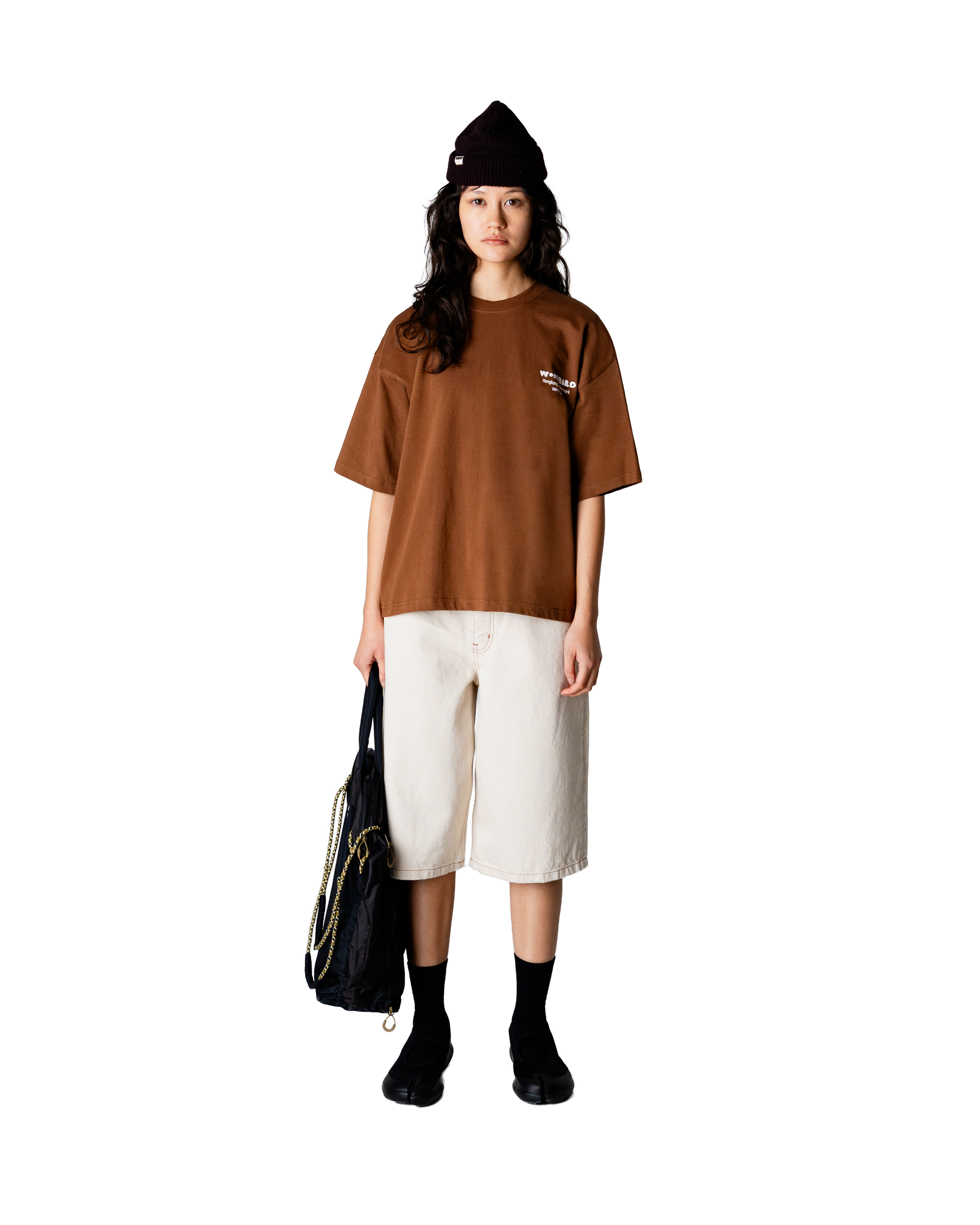 Woodbird Female WBJuno Wok Tee T-Shirts Mid Brown
