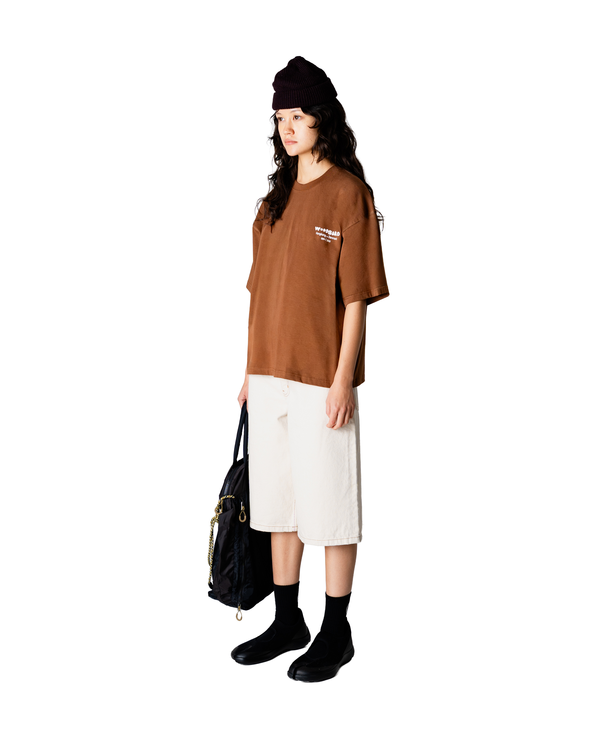 Woodbird Female WBJuno Wok Tee T-Shirts Mid Brown