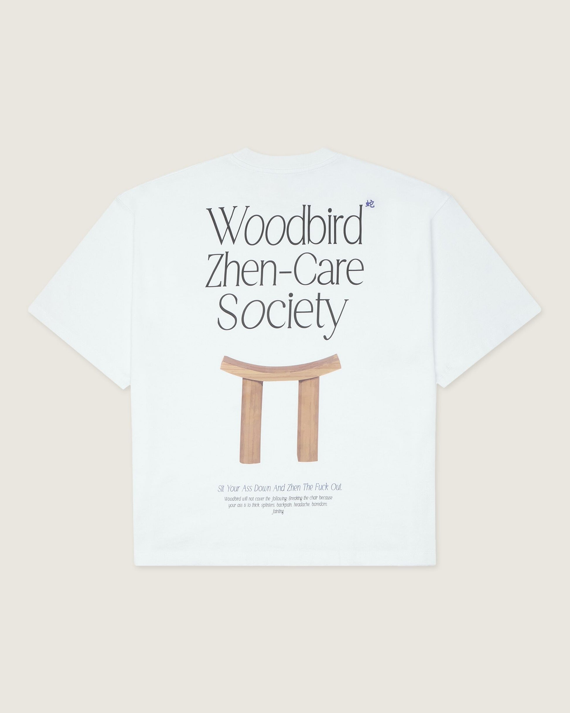 Woodbird Female WBJuno Zhen Tee T-Shirts White