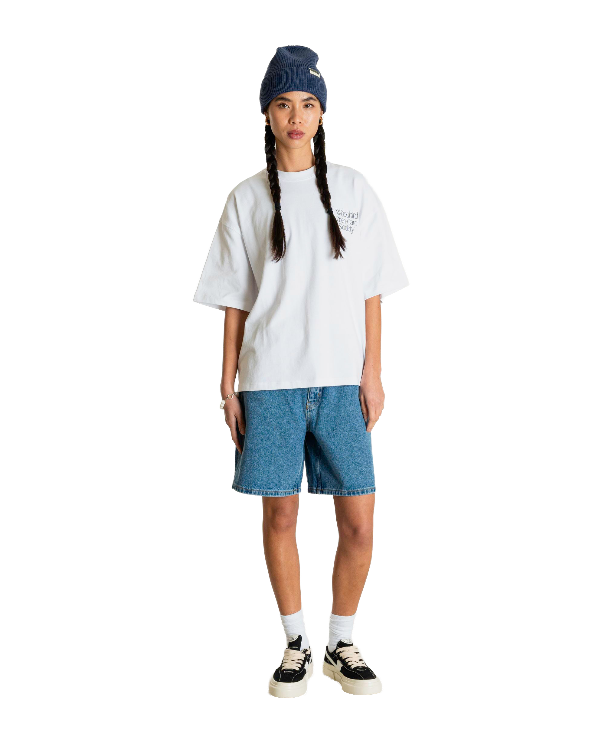 Woodbird Female WBJuno Zhen Tee T-Shirts White