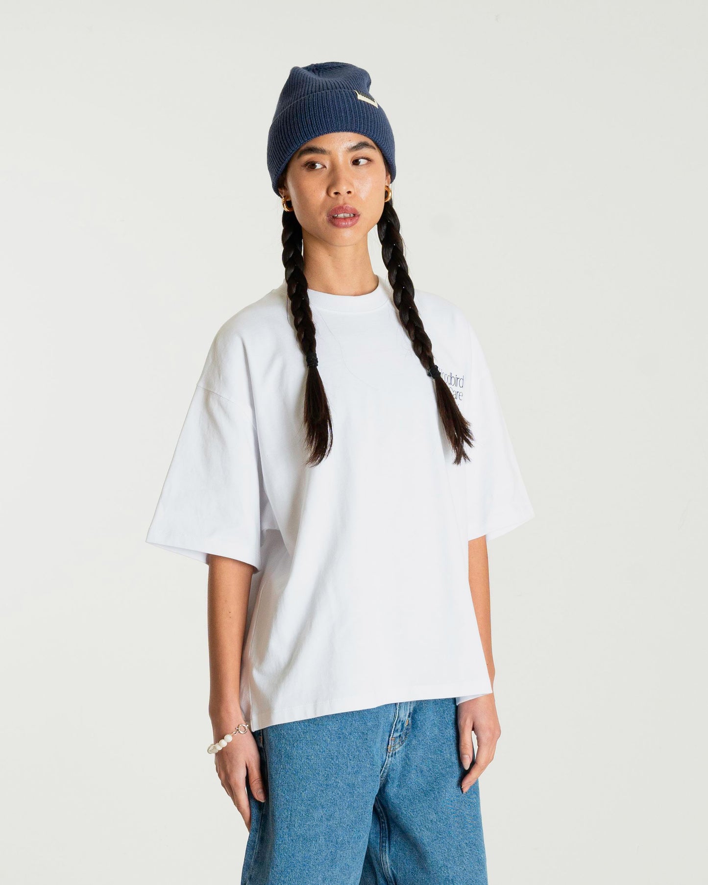 Woodbird Female WBJuno Zhen Tee T-Shirts White