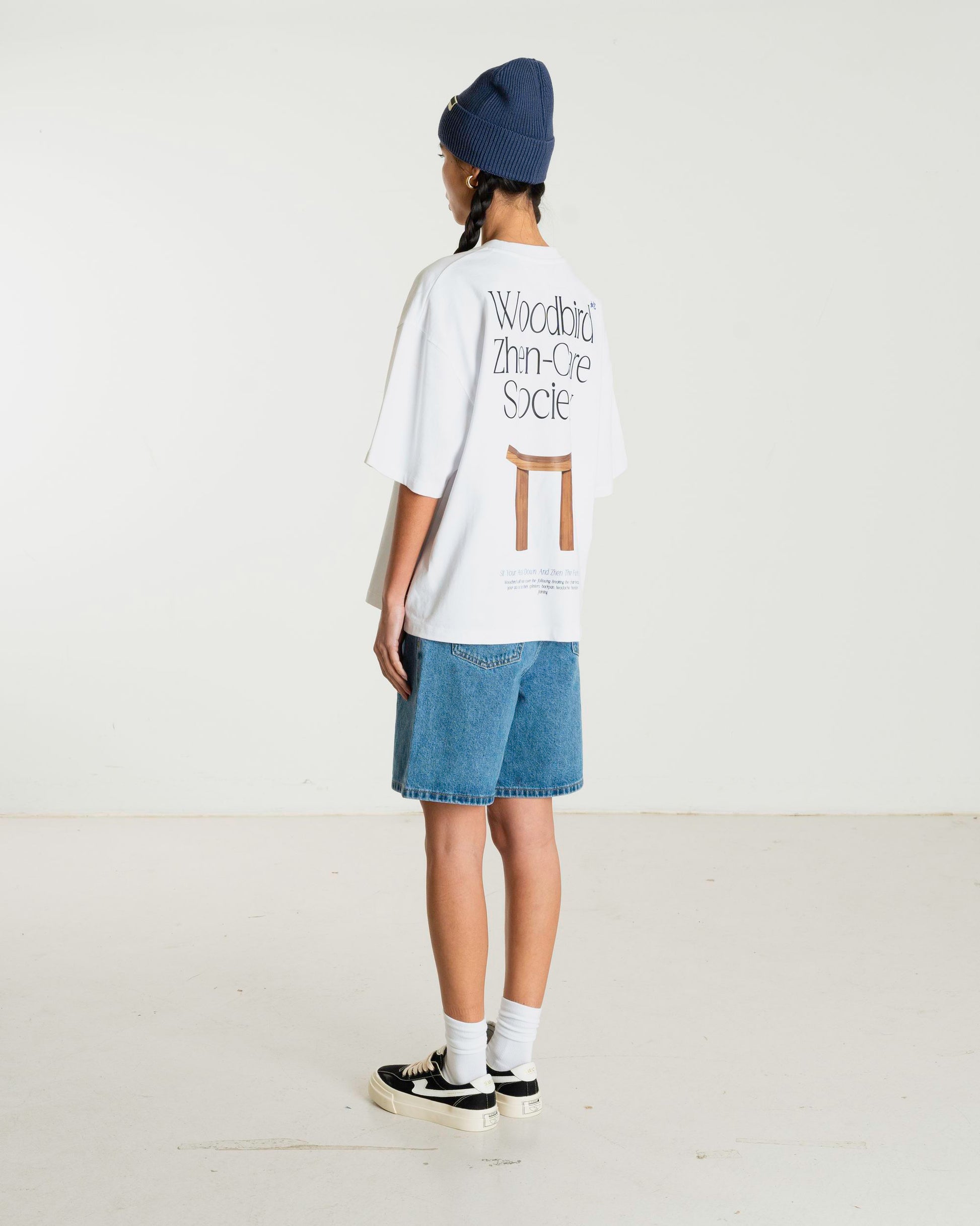 Woodbird Female WBJuno Zhen Tee T-Shirts White