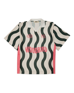 Woodbird WBKai SS Wave Polo T-Shirts Off White