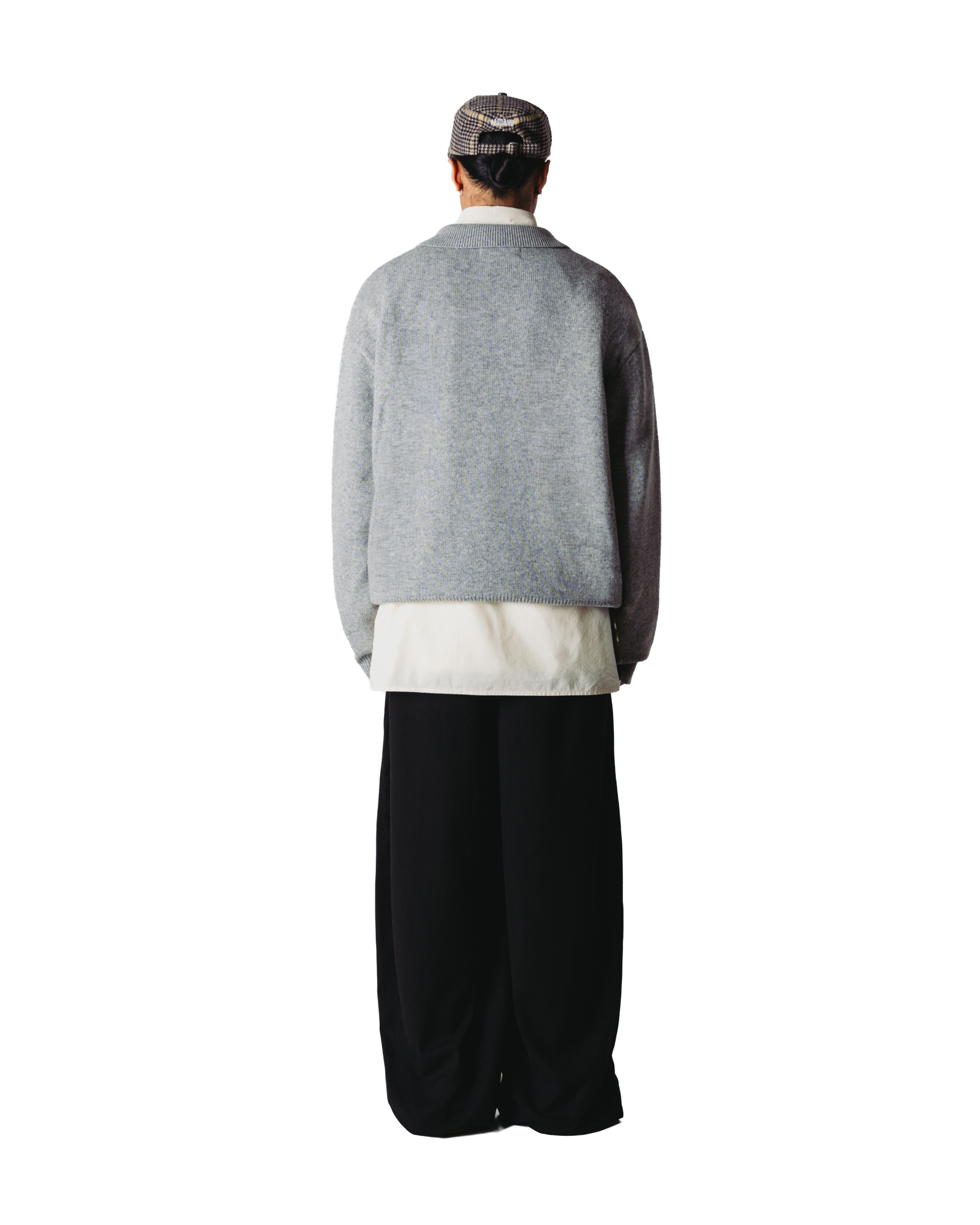 Woodbird WBKang 1/2 Zip Polo Knits Grey