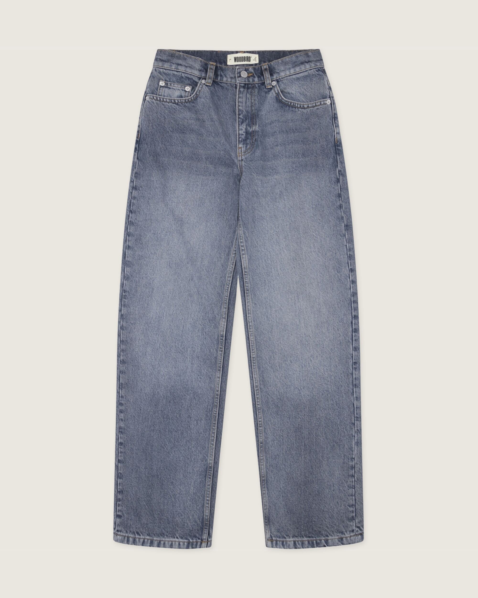 ★韓国人気★Surgery30 jeans 'washed blue denim' Blue Washed Straight Cut Jeans | Kai - EXO - Fashion Chingu
