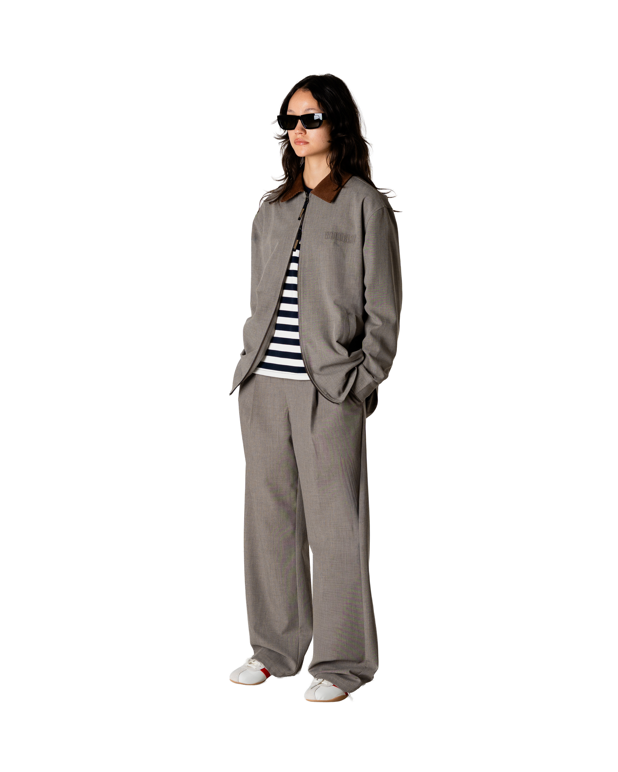 Woodbird Female WBKin Guan Work Jacket Jackets Sand Melange