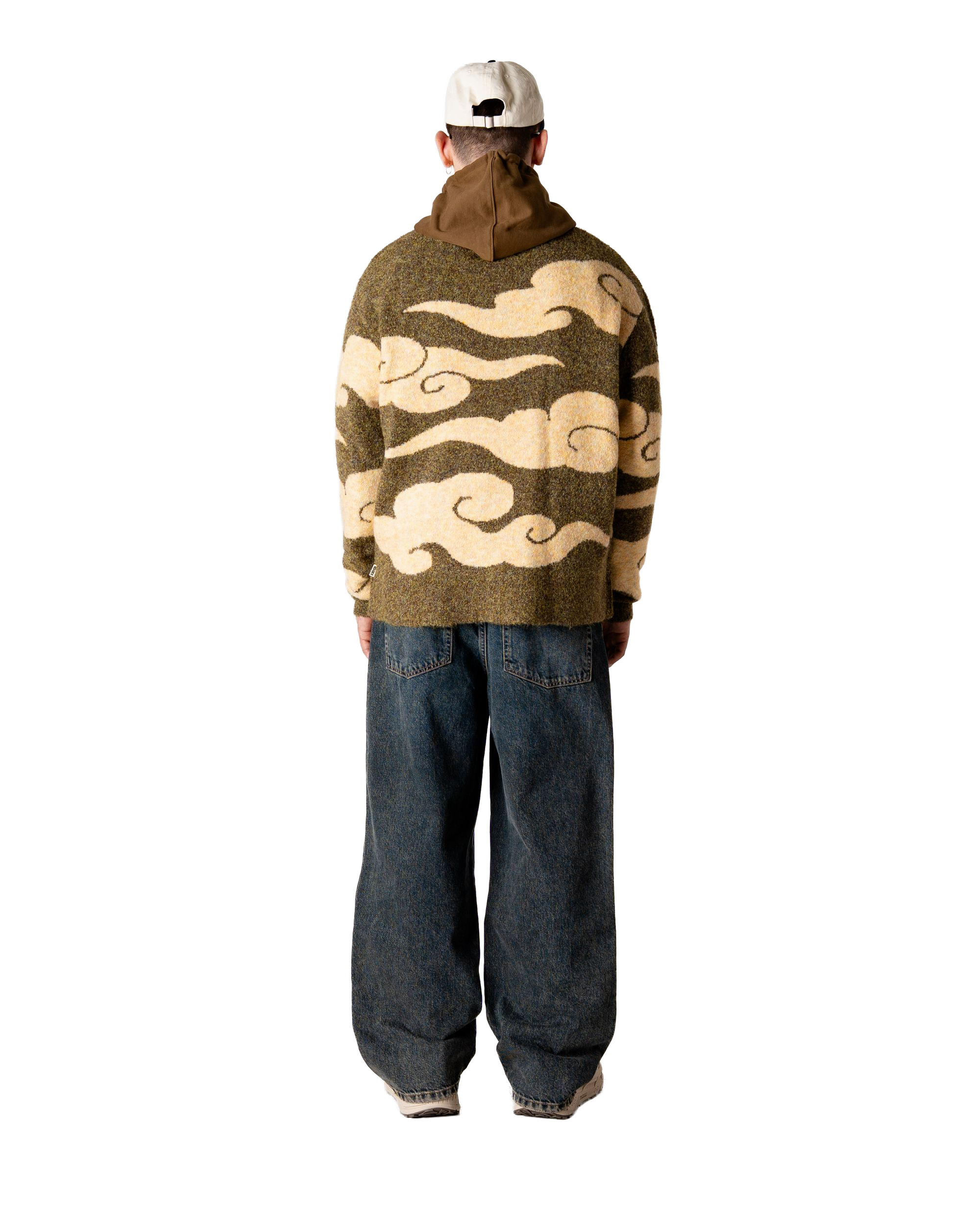 Woodbird WBKoon Cloud Cardigan Knits Dark Green