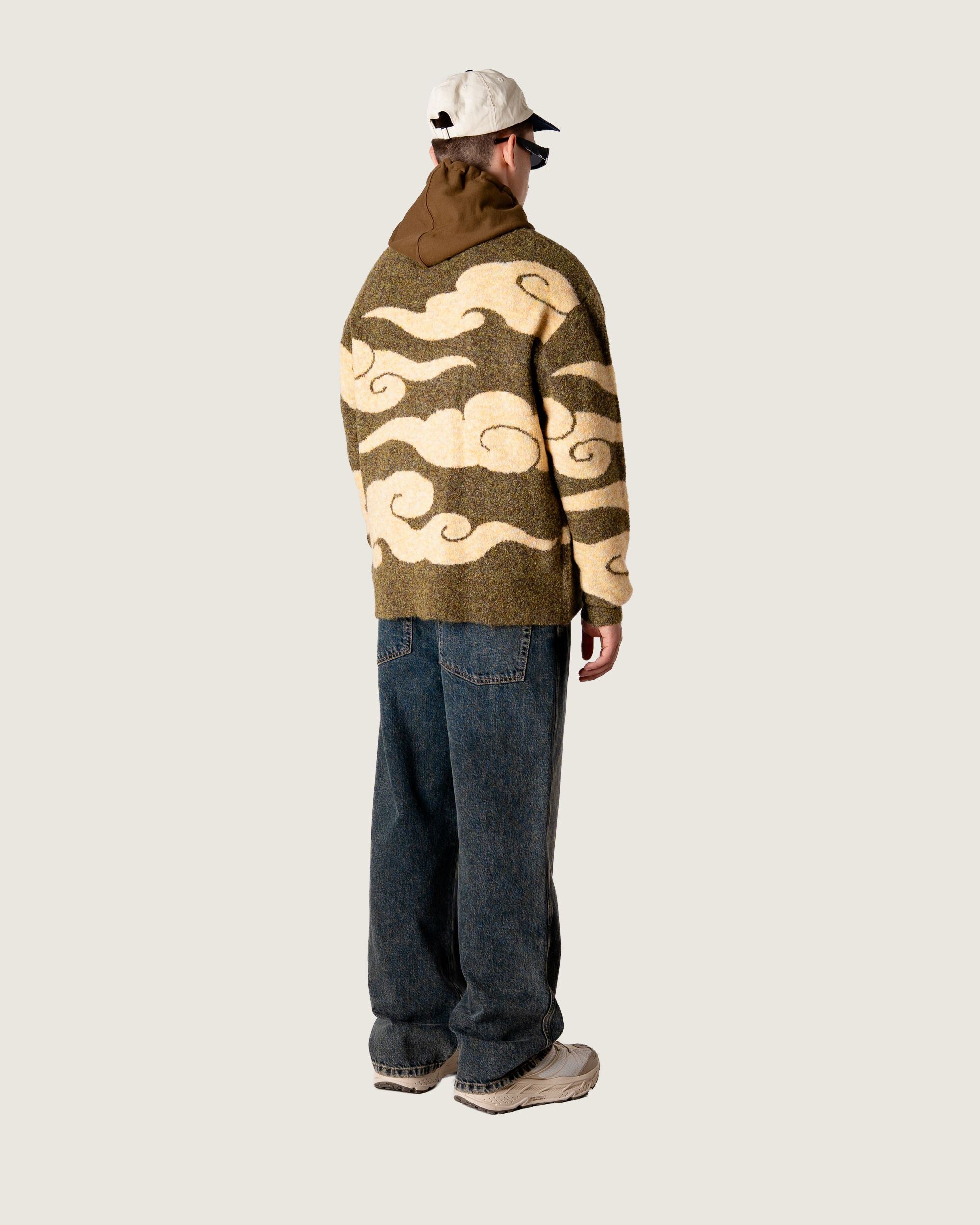 Woodbird WBKoon Cloud Cardigan Knits Dark Green