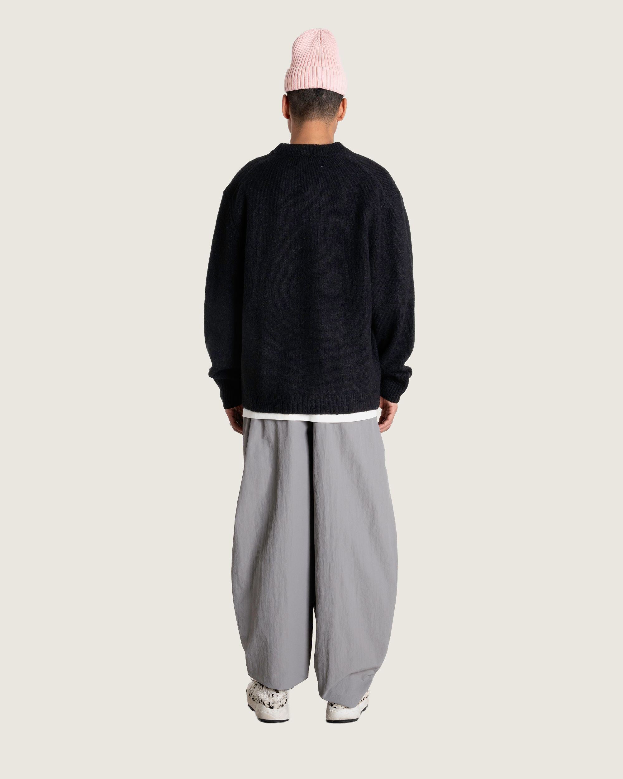 Woodbird WBKoon Zip Whole Cardigan Knits Black