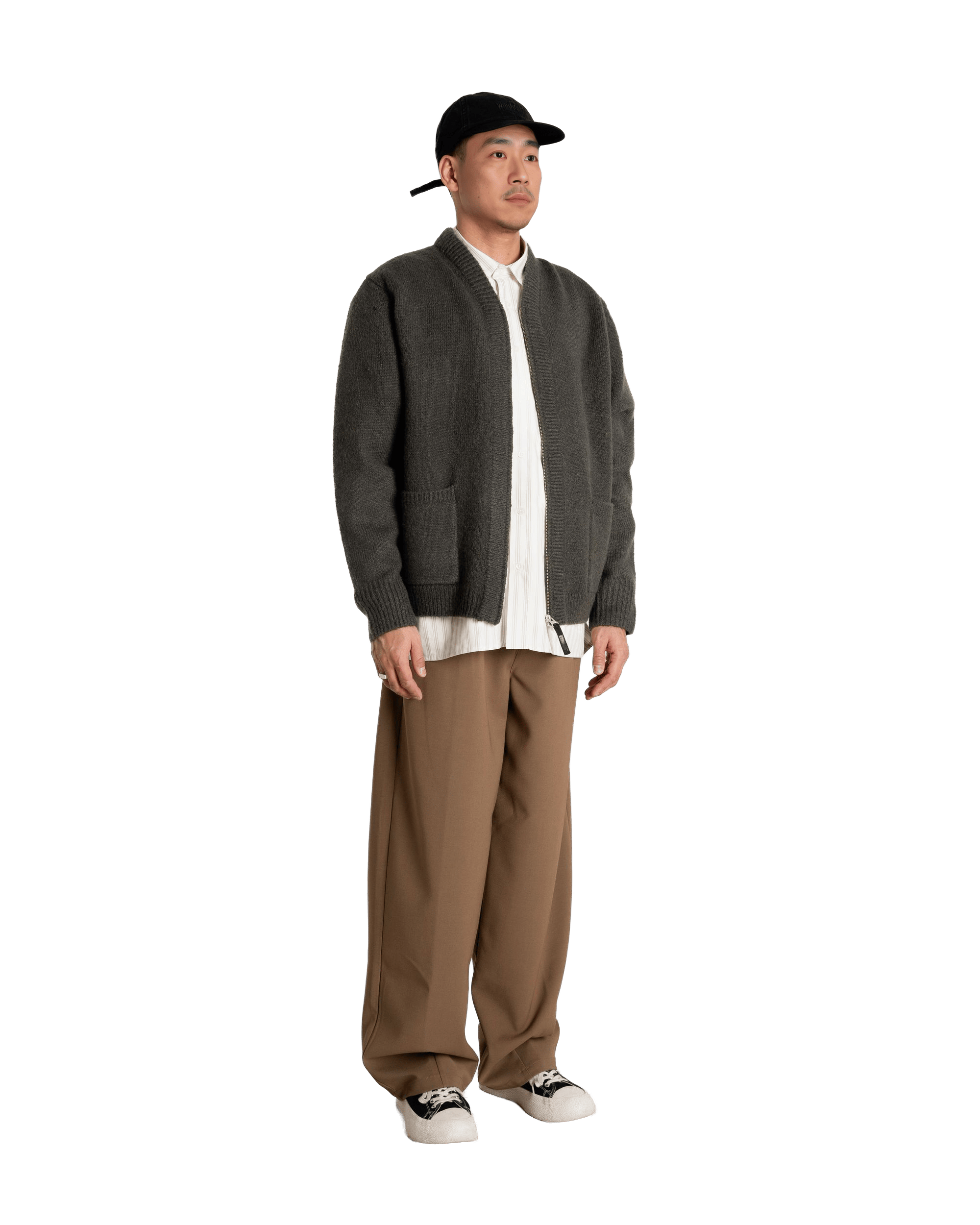 WBKoon Zip Whole Cardigan – Woodbird